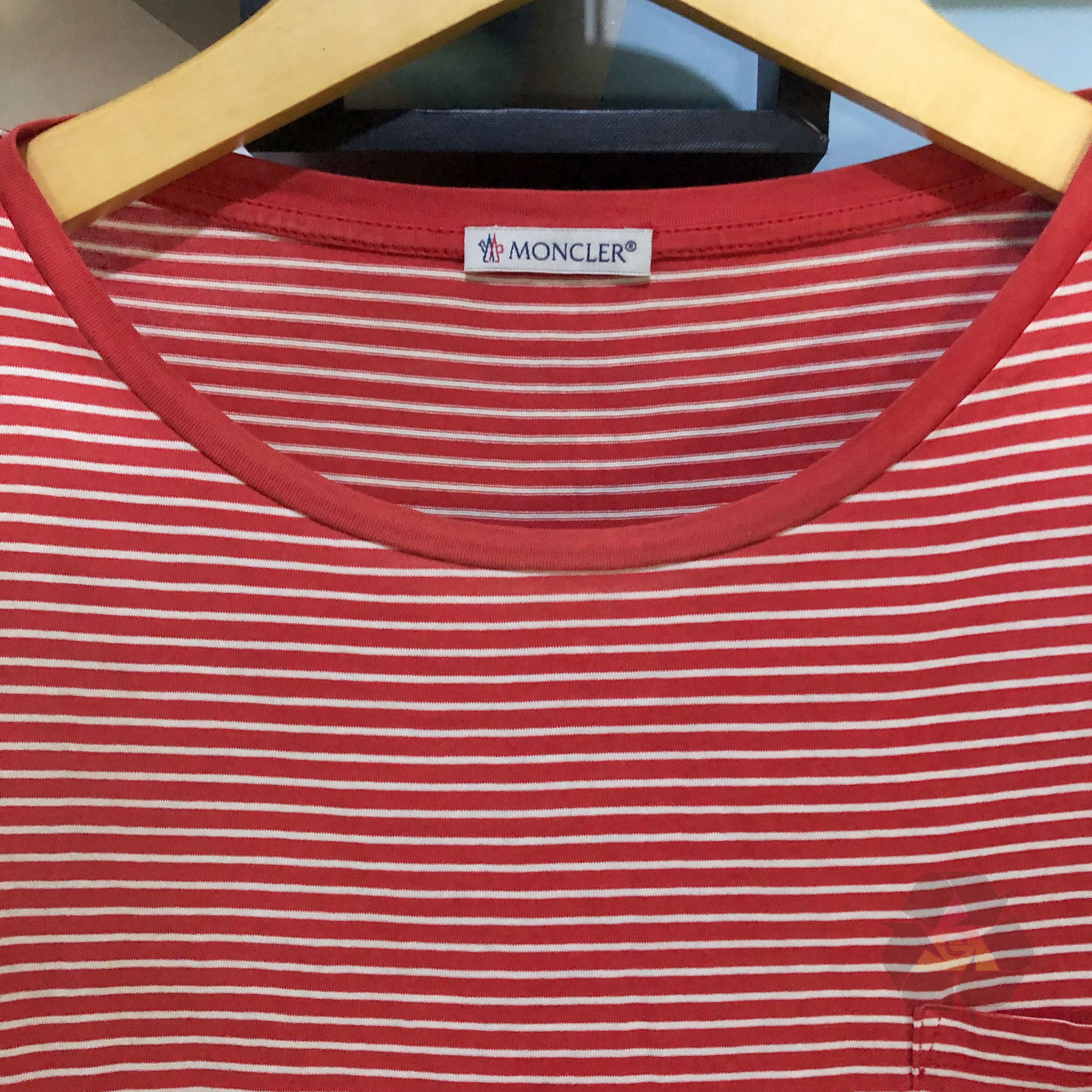 Moncler Moncler Retro Pocket T-Shirt | Y2K Style | Stripes Size XL / US 12-14 / IT 48-50 - 6 Thumbnail