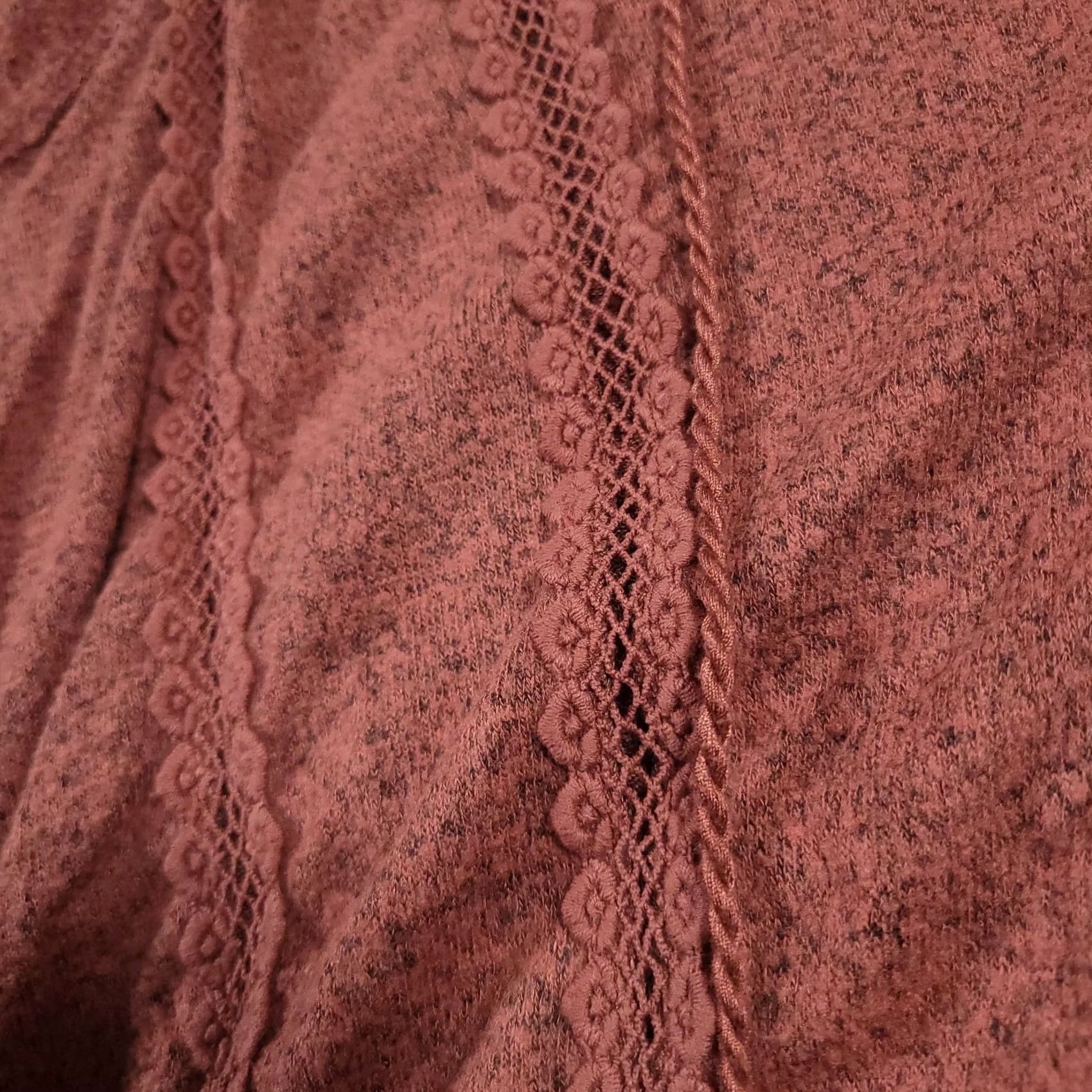 Miss Me Miss Me Knit Sweater Women's Small Brown Boho Tasseled High Low Oversized Pullver? Size S / US 4 / IT 40 - 4 Thumbnail