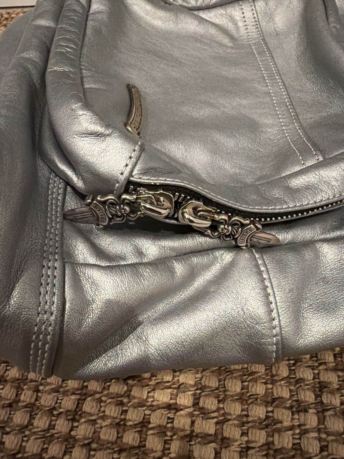 Chrome Hearts Chrome Heart Mini Leather Bag Size 28 - 8 Thumbnail