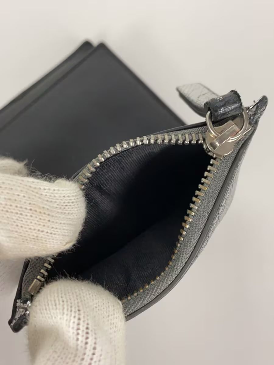 Maison Margiela Cracked Silver Leather Wallet Size ONE SIZE - 5 Thumbnail