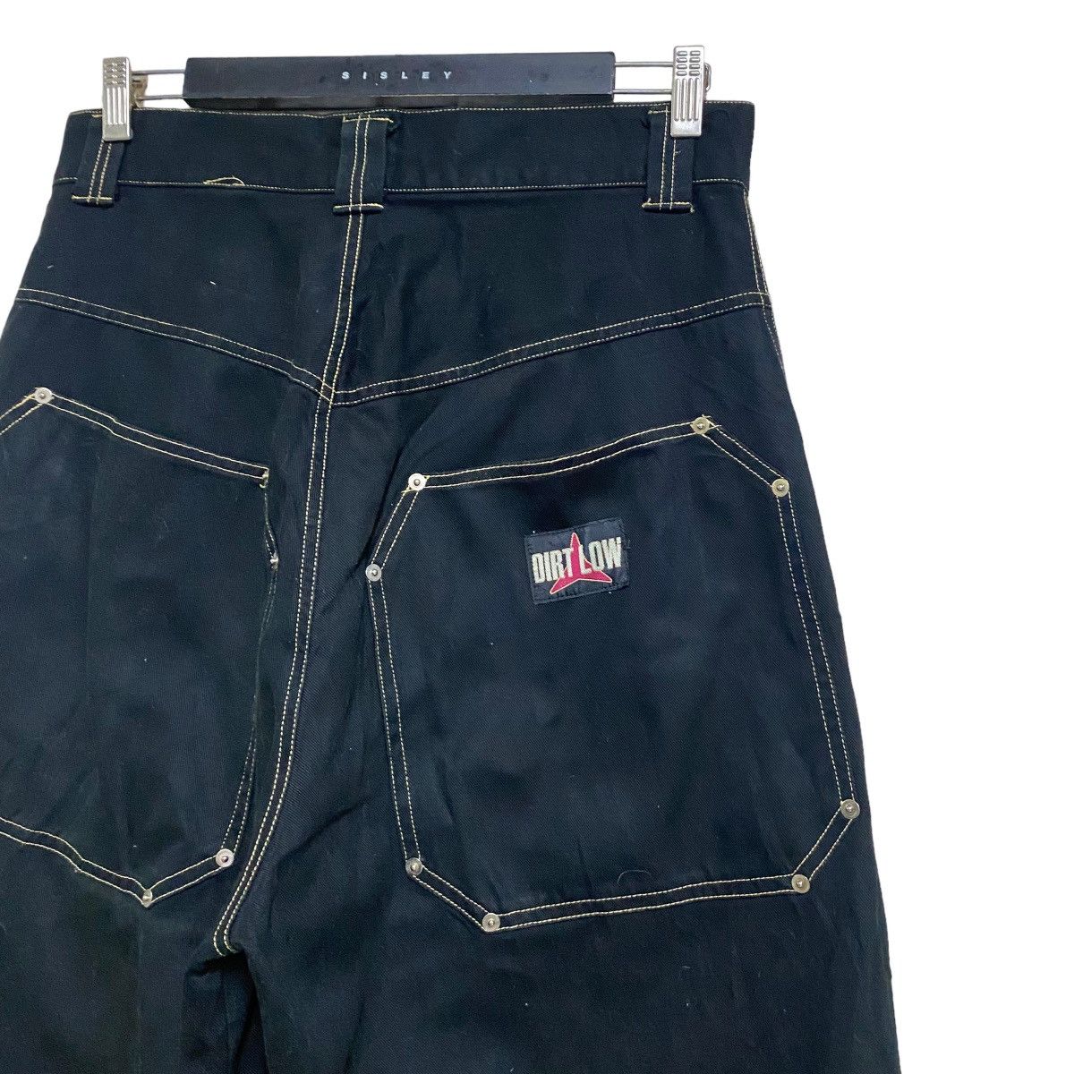 Japanese Brand DIRT LOW Denim Baggy Jeans Size US 32 / EU 48 - 10 Thumbnail