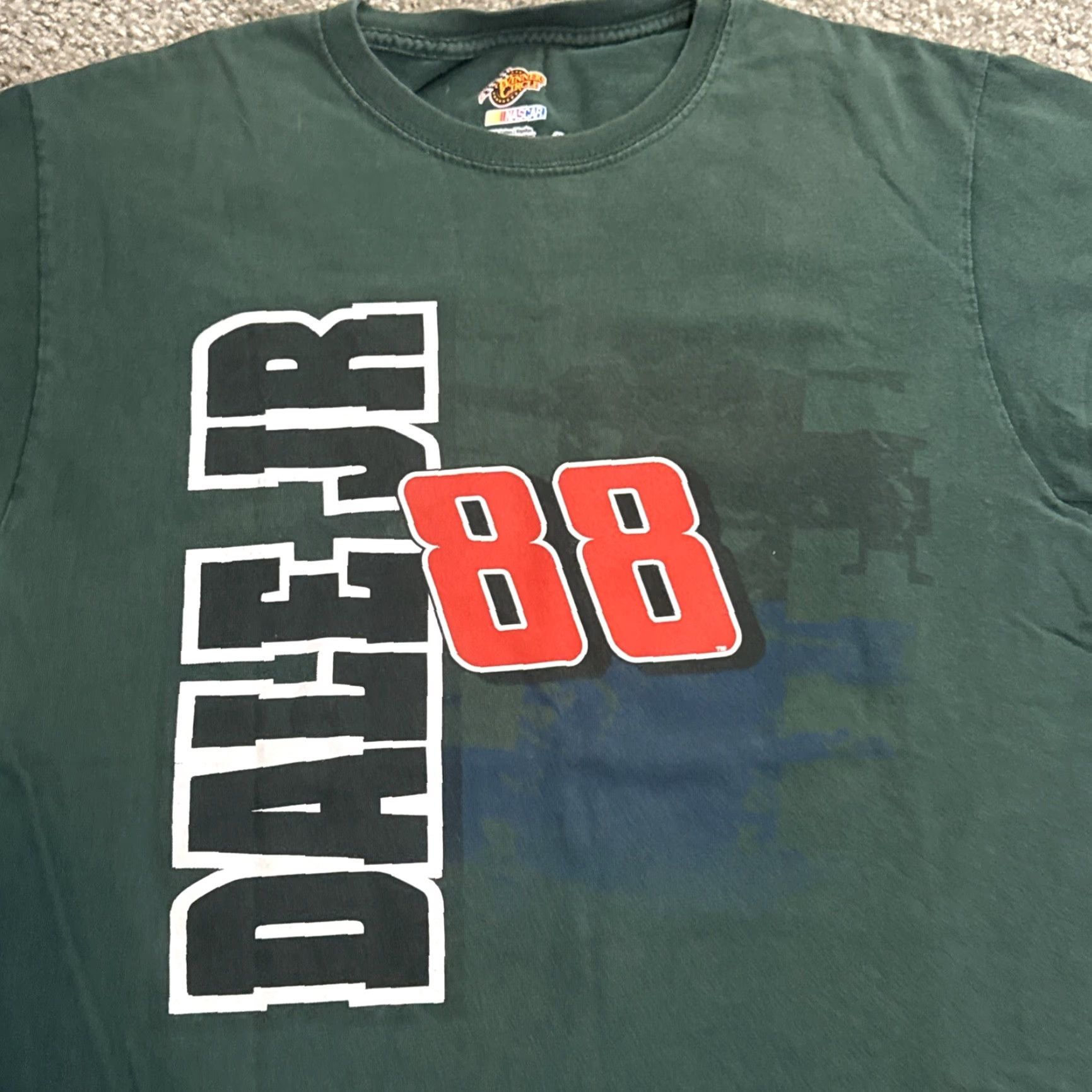 NASCAR VINTAGE Dale Earnhardt Jr #88 Nascar Racing Green T-Shirt M Green Men's M Nascar Shirt 2009 Y2K Size US M / EU 48-50 / 2 - 3 Thumbnail