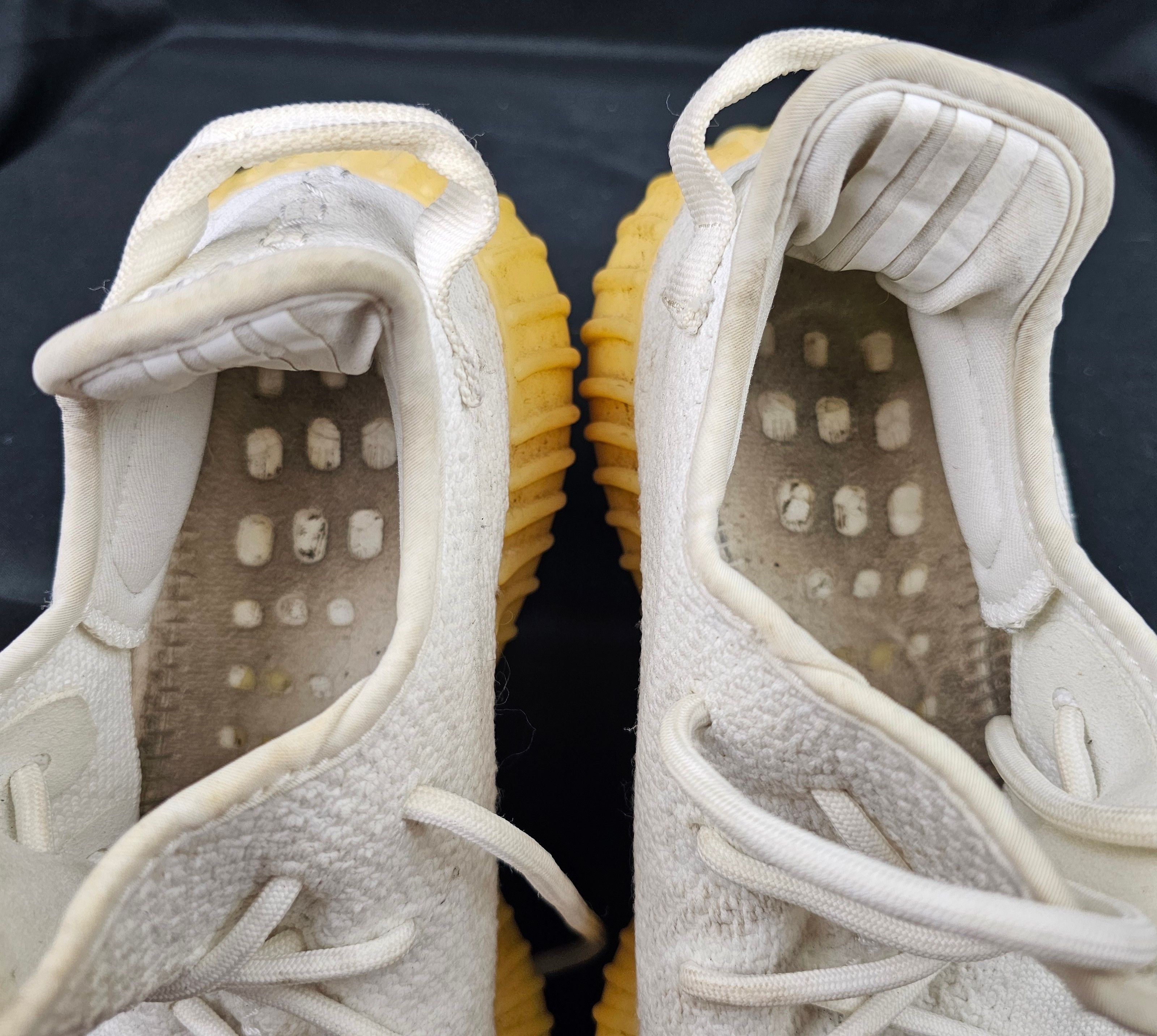 Adidas × Kanye West × Yeezy Adidas Yeezy Boost 350 V2 Cream Triple White Men's PRE-OWNED Size US 7.5 / EU 40-41 - 10 Thumbnail