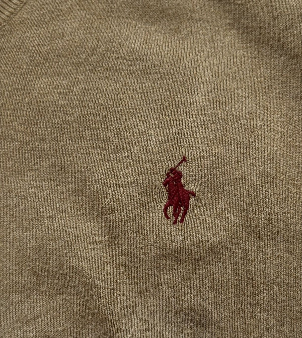 Polo Ralph Lauren Polo Ralph Lauren knit logo minimalist v-neck sweater Size US XXL / EU 58 / 5 - 3 Thumbnail