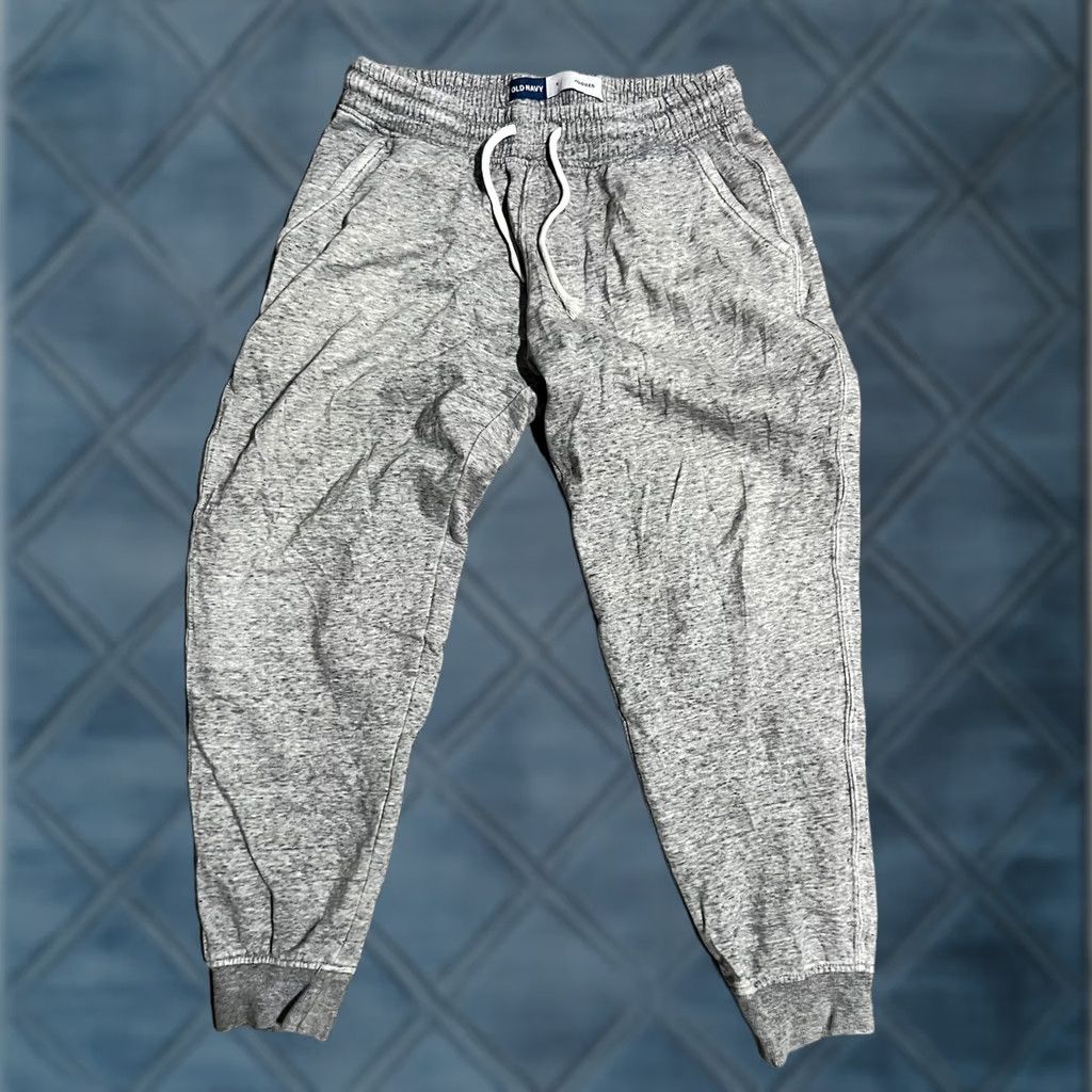 Old Navy Old Navy Pants Mens S Gray Jogger Size Drawstring Sweatpants Casual Athleisure Size US 29 - 1 Thumbnail