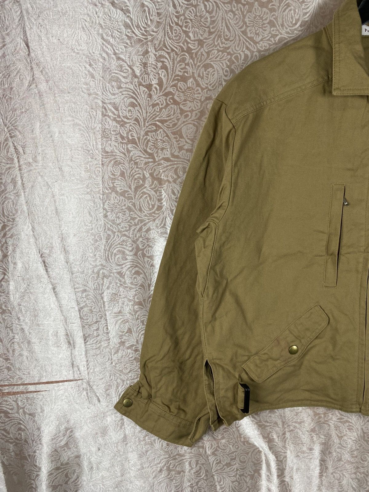 Japanese Brand Vintage Pa·Sión·GUY Khaki Utility Jacket Minimalist Zip Size US L / EU 52-54 / 3 - 7 Thumbnail