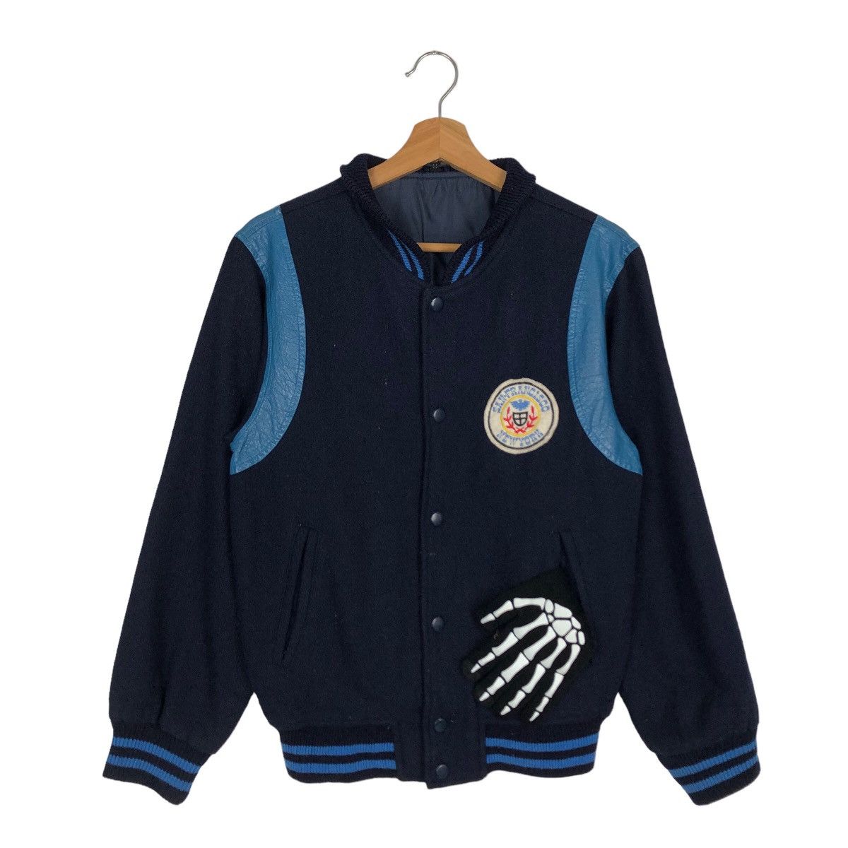 Japanese Brand VINTAGE VARSITY JACKET SAN FRANCISCO NEWYORK BIG LOGO Size US M / EU 48-50 / 2 - 1 Thumbnail
