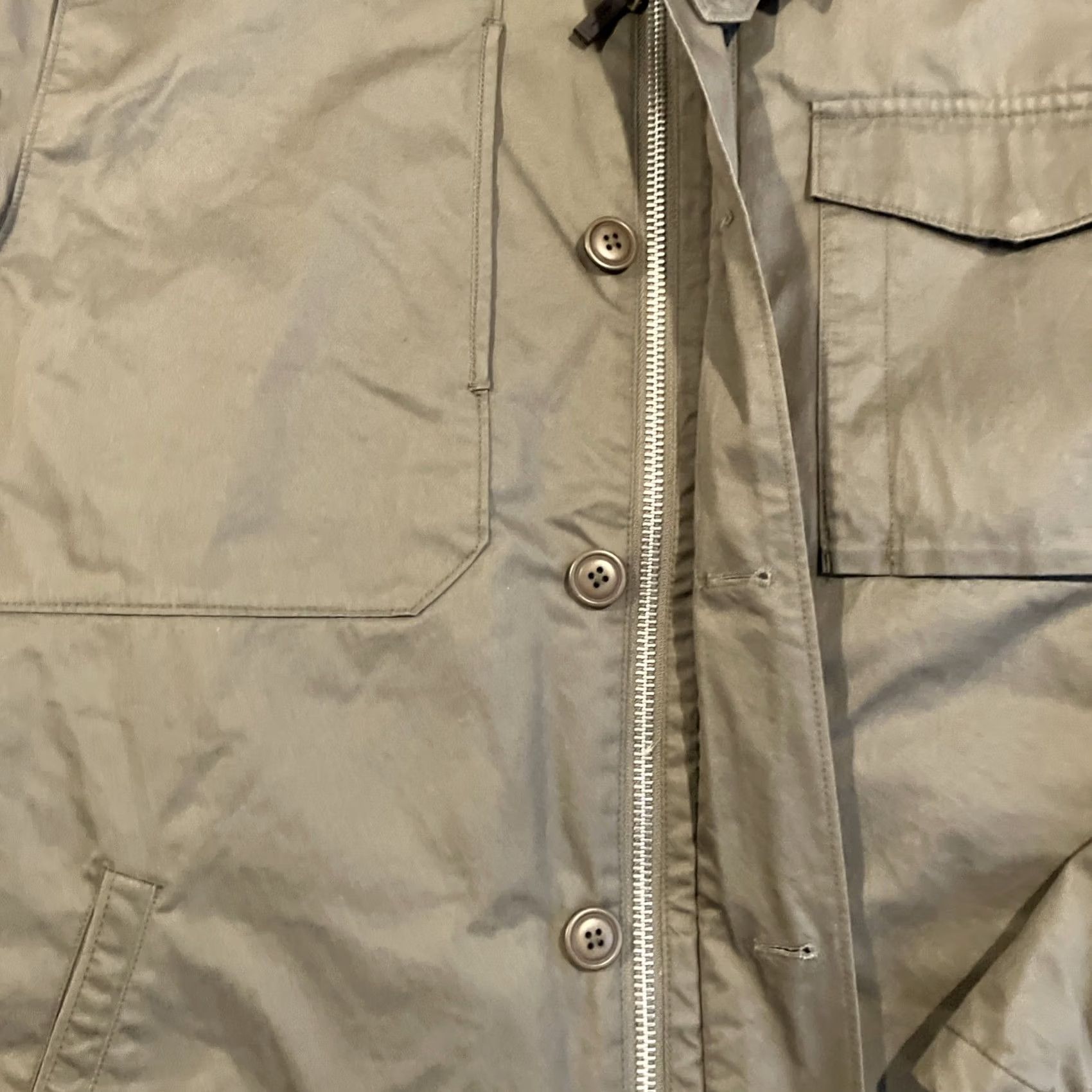 Orvis Orvis Jacket XL Olive Green Insulated Cotton Barn Coat / Chore Jacket Mens Regular Pockets Lined Canvas Winter Fall Spring Hunting Walking Size US XL / EU 56 / 4 - 4 Thumbnail