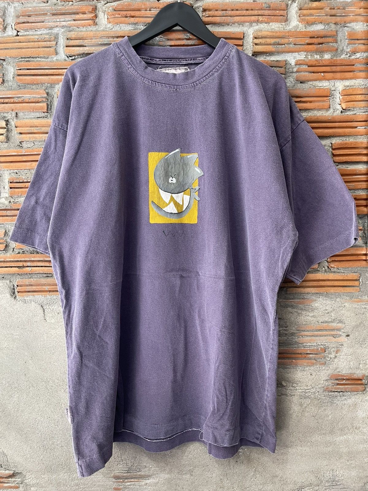 Bravado Bravado Australia Purple Shark / Fish Skeleton Art Tee Size US XL / EU 56 / 4 - 9 Thumbnail