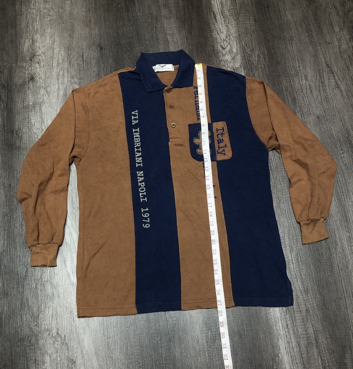 Designer × Vintage VINTAGE DESIGNER FERNAND RAZZINI POLO SHIRT LONG SLEEVE Size US L / EU 52-54 / 3 - 13 Thumbnail