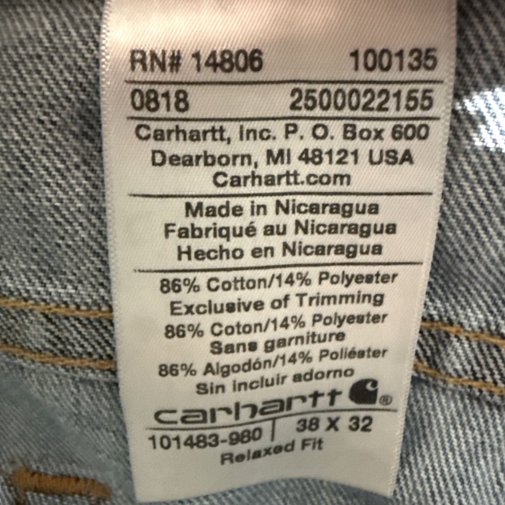 Carhartt Carhartt Jorts Relaxed Fit Cut Off Denim Shorts 38 Men Distressed Blue Jeans Shorts Regular Size 38 Mens Size US 38 / EU 54 - 4 Thumbnail