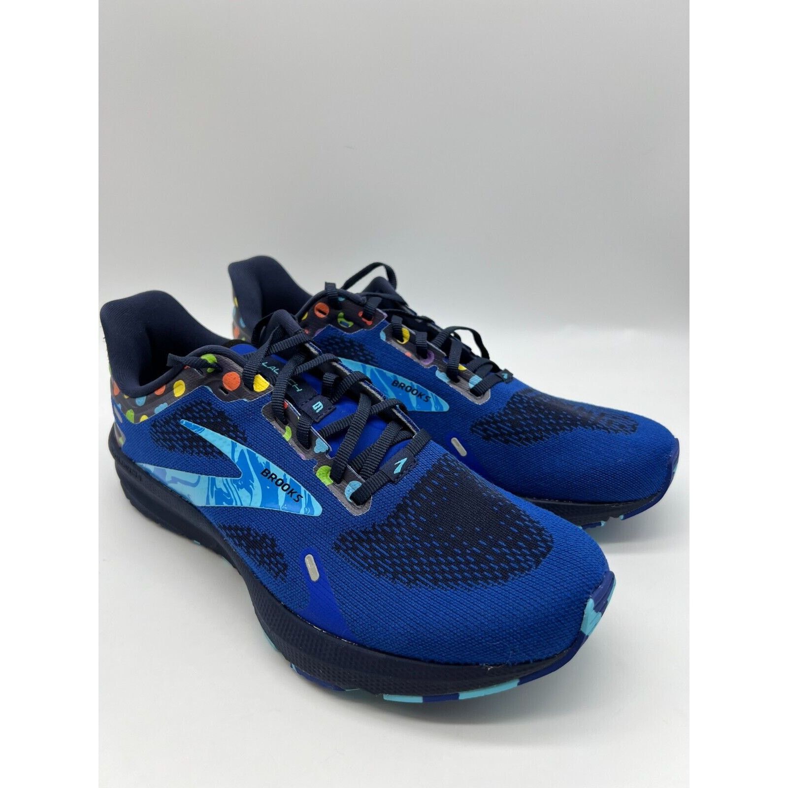 Brooks Brooks Launch 9 Running Shoes Blue/Peacoat/Yellow Mens Sz 10 Size US 10 / EU 43 - 6 Thumbnail