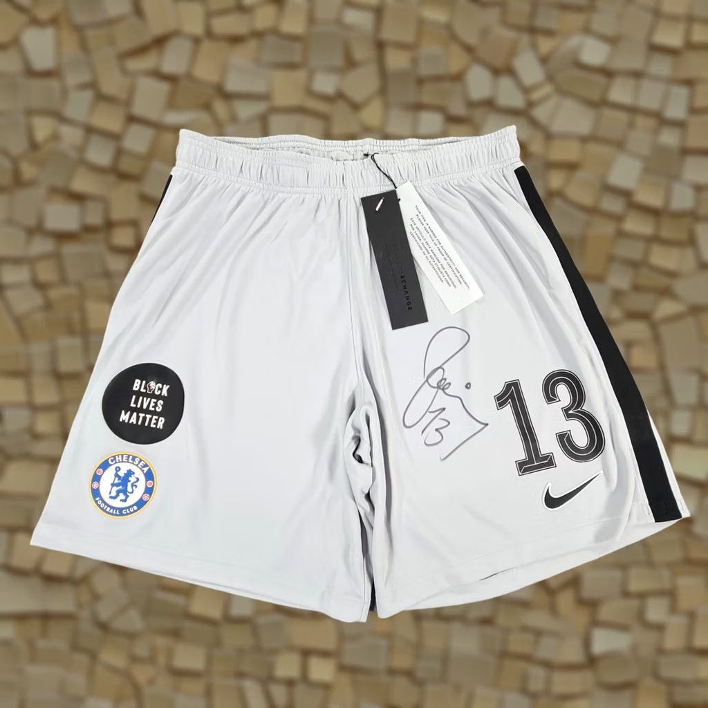 Nike Chelsea FC Player Issue Shorts XL Willy Caballero 2020  Nike Chelsea FC Willy Caballero Player Issue Shorts XL 2020/21 Match Worn Grey Men