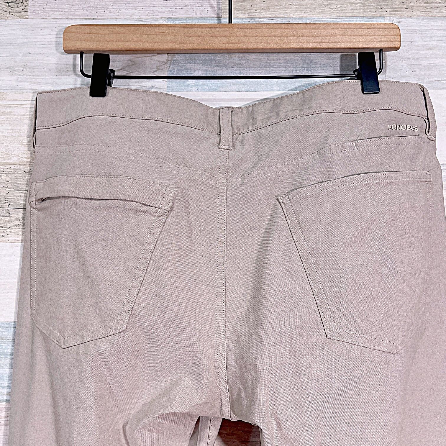 Bonobos Bonobos Golf Performance Tailored Pants Beige Mens 34x30 Size US 34 / EU 50 - 4 Thumbnail