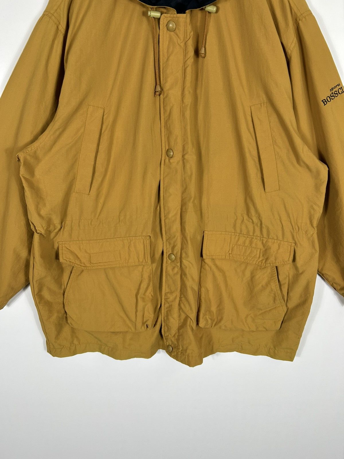 Japanese Brand × Vintage ⚡️Vintage Boss Club Hooded Zipper Parka Jacket Size US L / EU 52-54 / 3 - 5 Thumbnail