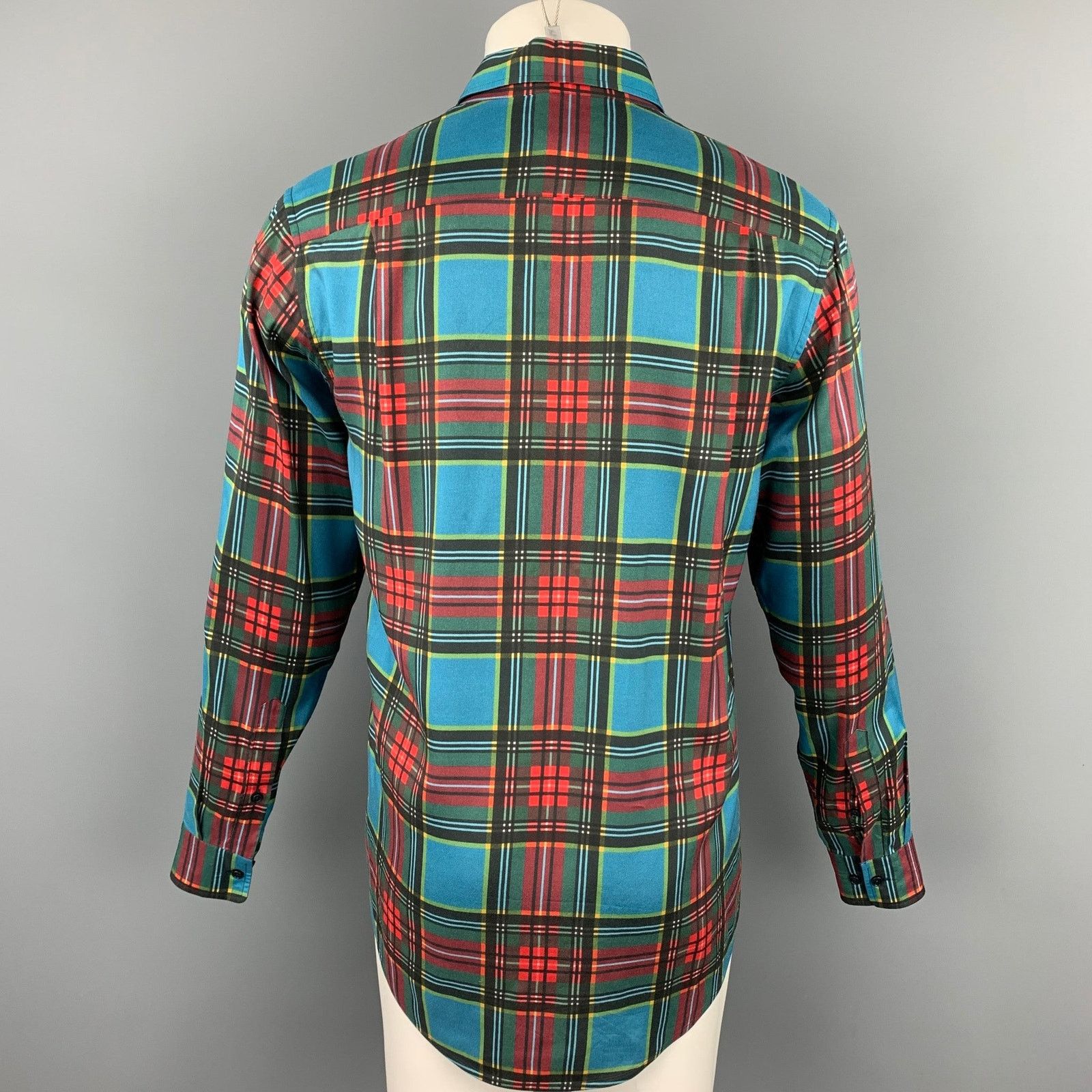 Marc Jacobs Size S Multi-Color Plaid Viscose Button Up Long Sleeve Shirt Size US S / EU 44-46 / 1 - 3 Thumbnail