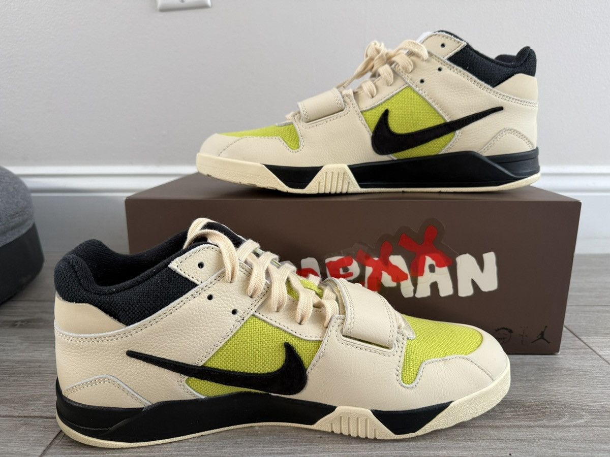 Jordan Brand × Travis Scott Travis Scott Jordan Jumpman Jack Bright Cactus Black Sz 12 Size US 12 / EU 45 - 2 Thumbnail