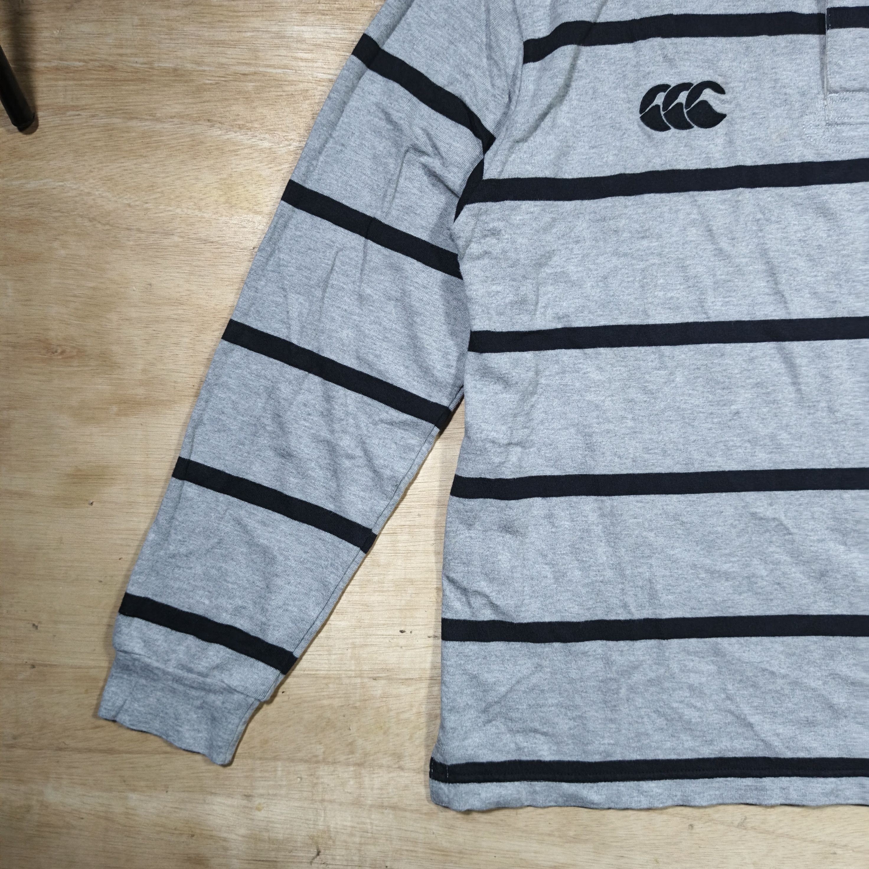 Canterbury of New Zealand Canterbury of New Zealand Striped Longsleeve Rugby Polo Size US L / EU 52-54 / 3 - 3 Thumbnail