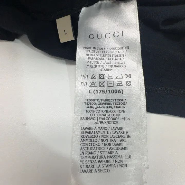 Gucci Gucci Gucci Black Short Sleeve Star Logo T-Shirt -2506 Size US L / EU 52-54 / 3 - 3 Thumbnail