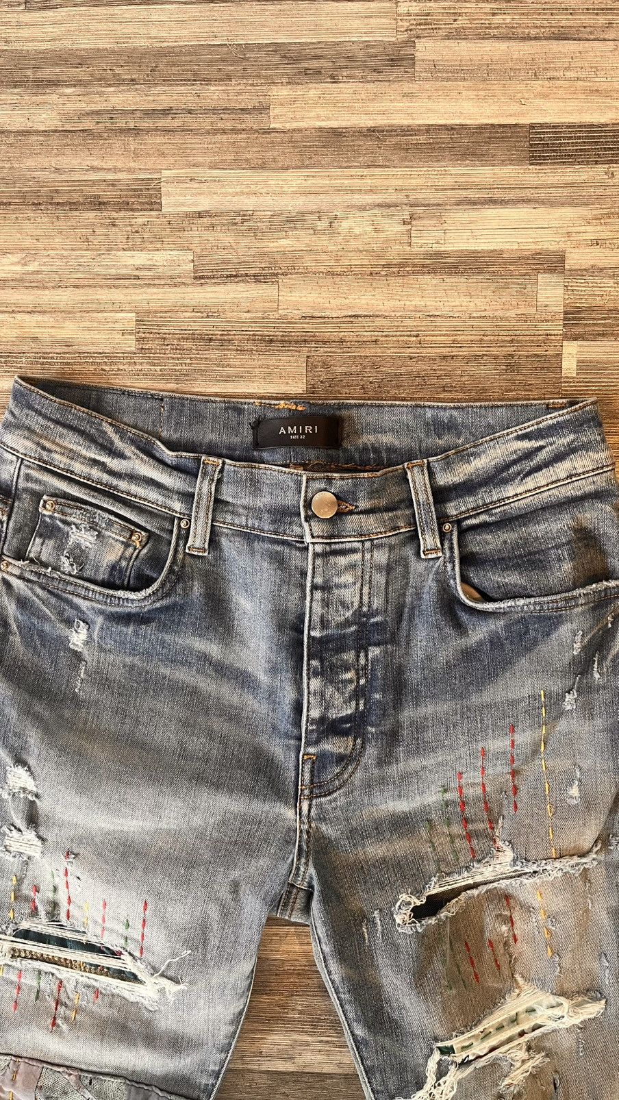 Amiri AMIRI Art Patch Jeans Size US 32 / EU 48 - 5 Thumbnail