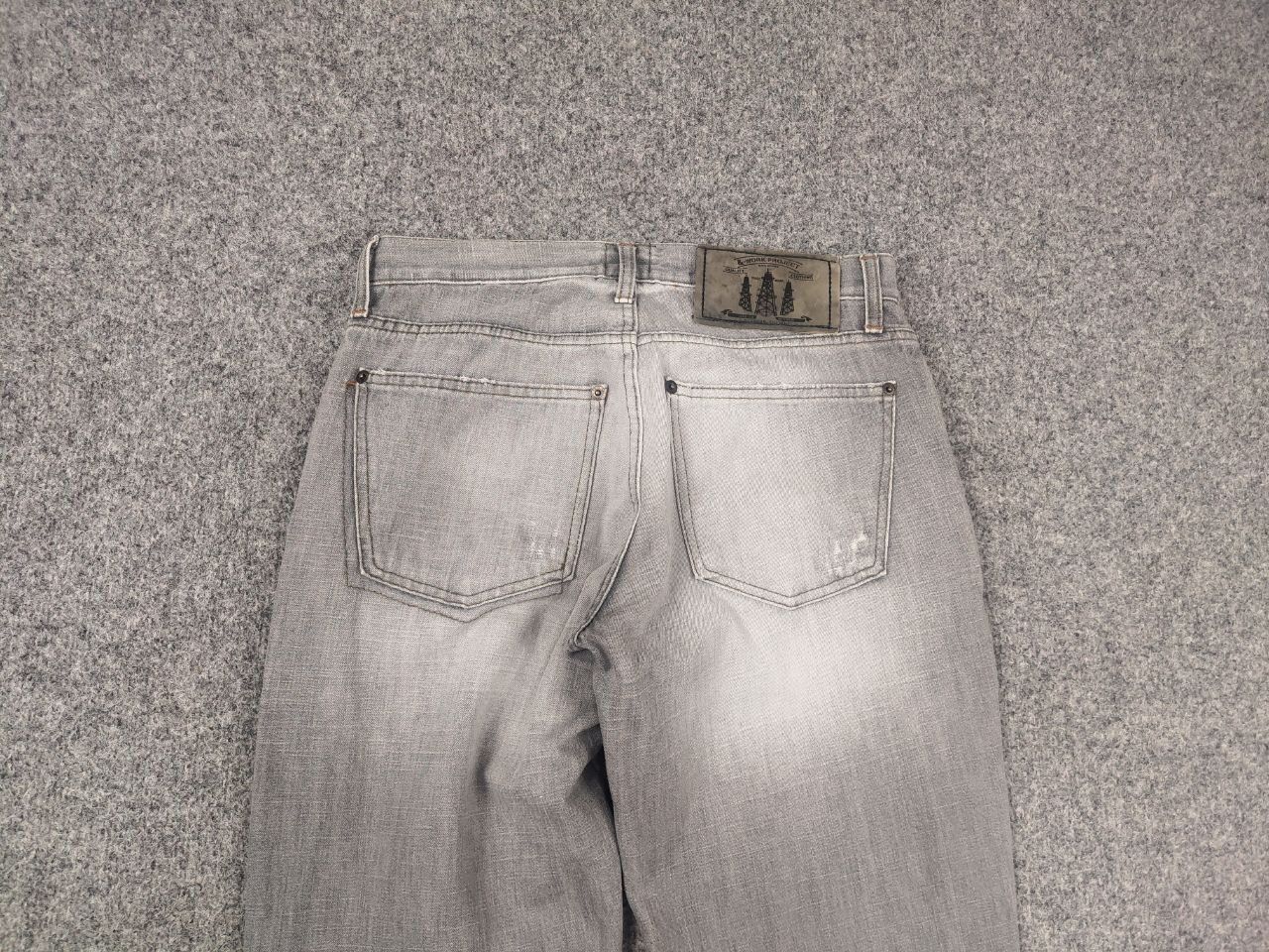 Vintage Dolce & Gabbana Work Project Faded Gray Denim Jeans