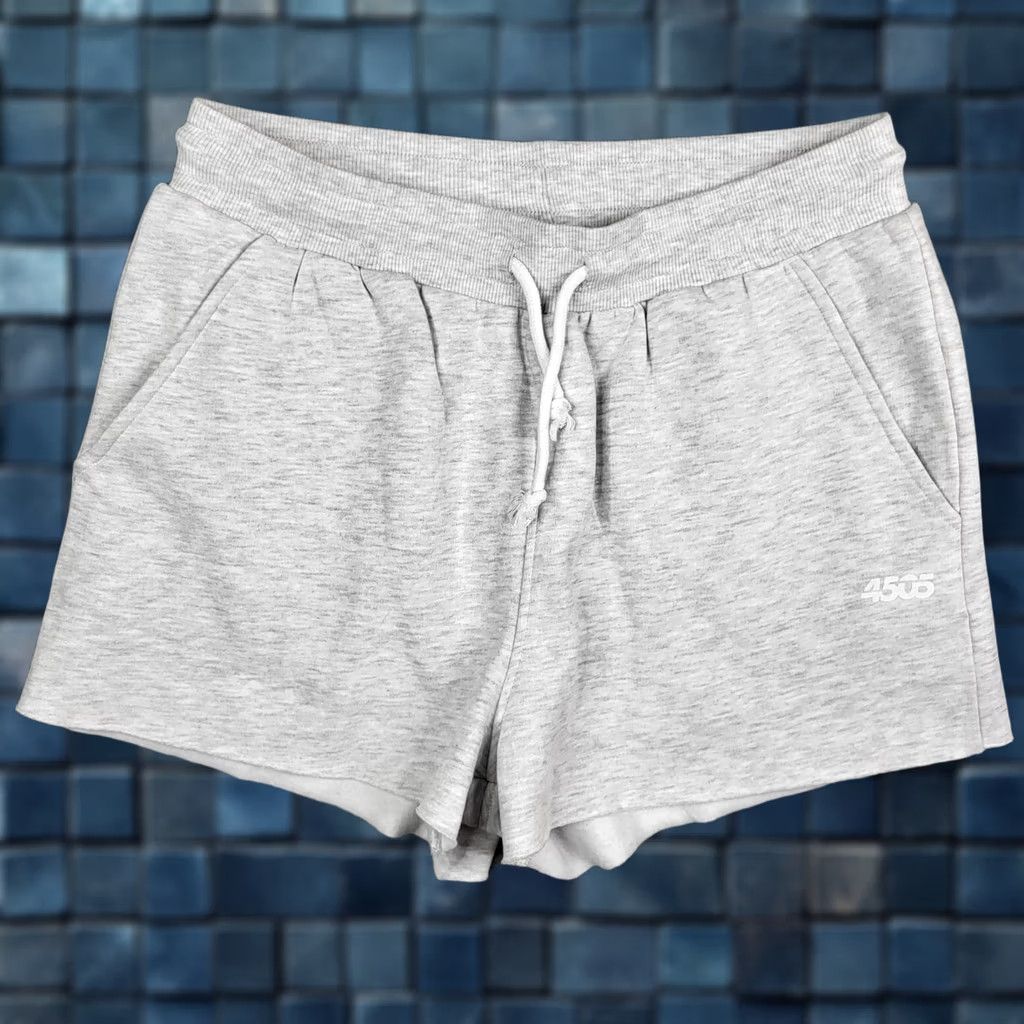 Asos ASOS 4505 Women's Light Gray Shorts Size 12 NEW Activewear Pants Casual Yoga Elastic Waist Gray Women 12 Size 34" / US 12 / IT 48 - 1 Thumbnail