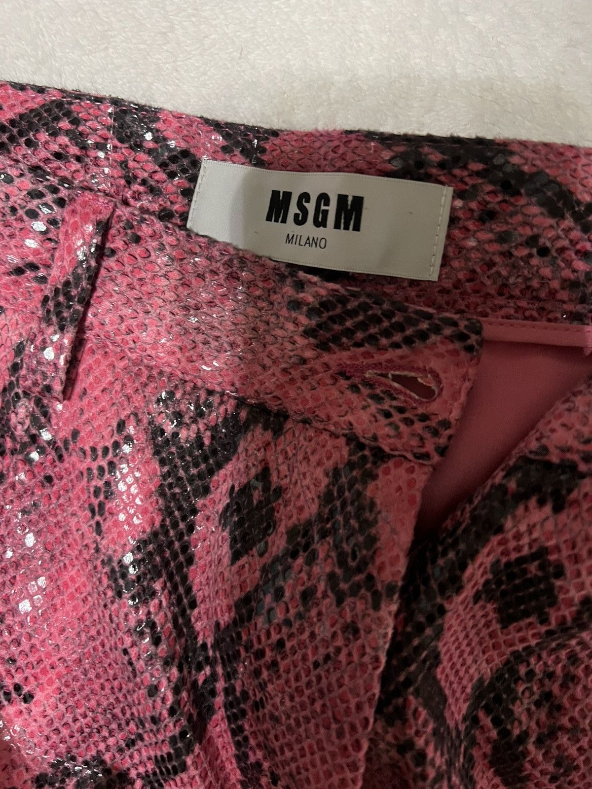 Other Pink snake print pants Size 28" / US 6 / IT 42 - 2 Thumbnail