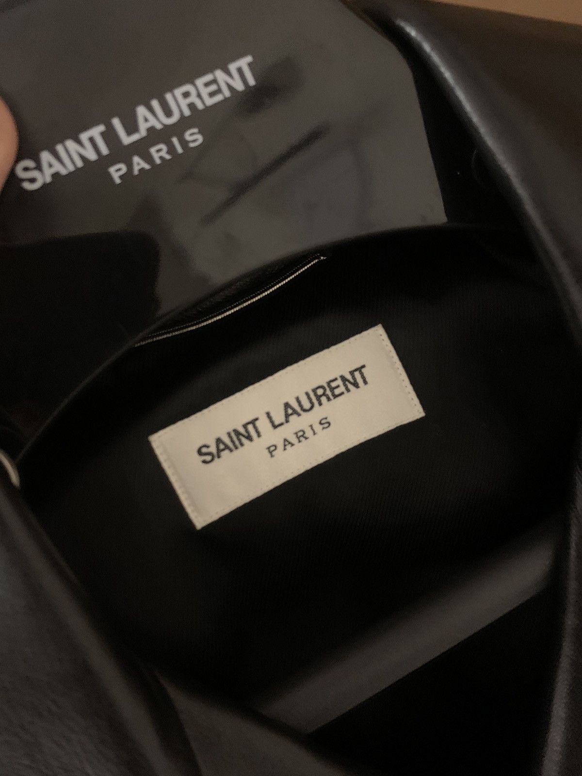 Saint Laurent Paris Saint Laurent 2021SS Lambskin L01 leather jacket Size US S / EU 44-46 / 1 - 2 Thumbnail