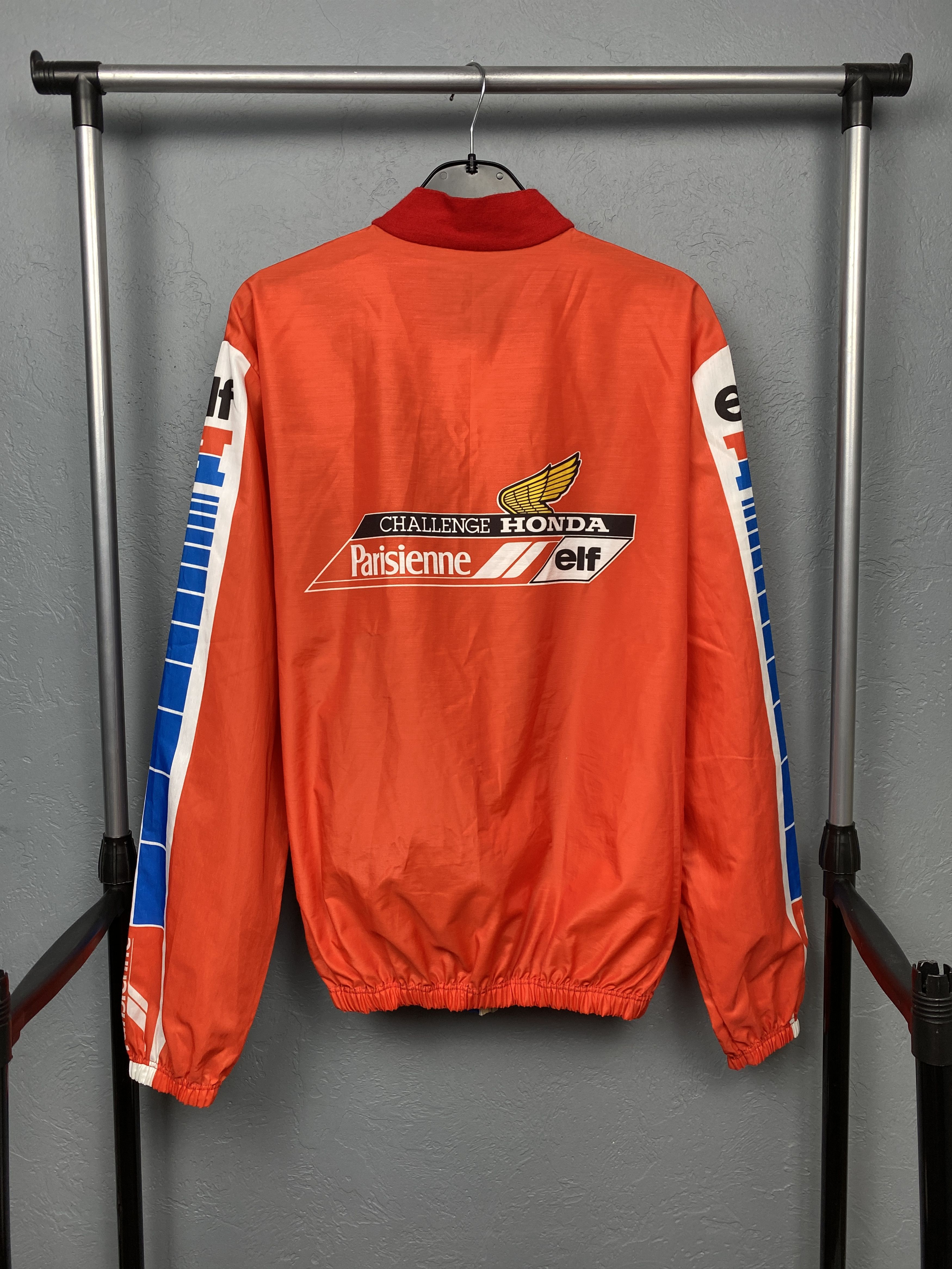 Honda × Vintage Honda 90s Vintage Mens Light Bomber Jacket Made in Italy Size US L / EU 52-54 / 3 - 8 Thumbnail