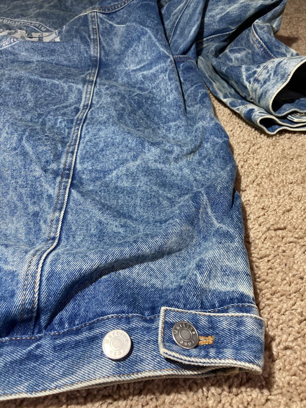 Martine Rose SS21 Martine Rose Acid Wash Conjoined Denim Jacket Twin 2021 Size US S / EU 44-46 / 1 - 13 Thumbnail