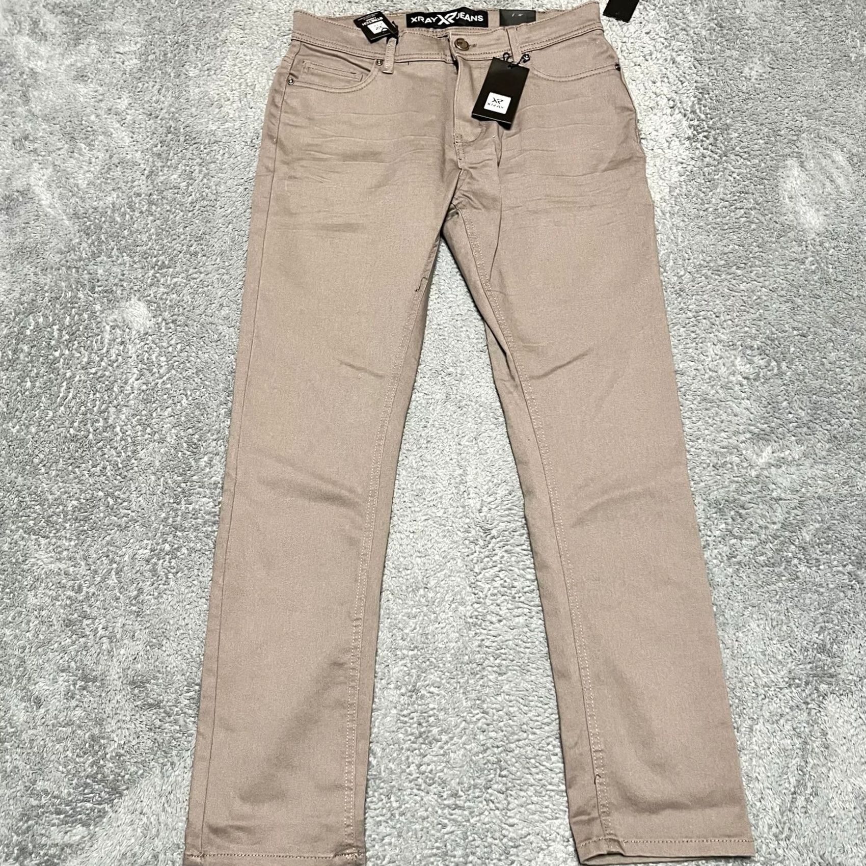 Vintage Xray Jeans Pants Mens 32 x32 Gray Slim Fit Commuter Stretch Cargo Utility Ankle Mens 32 Regular Gray Jeans Pants Size US 32 / EU 48 - 4 Thumbnail