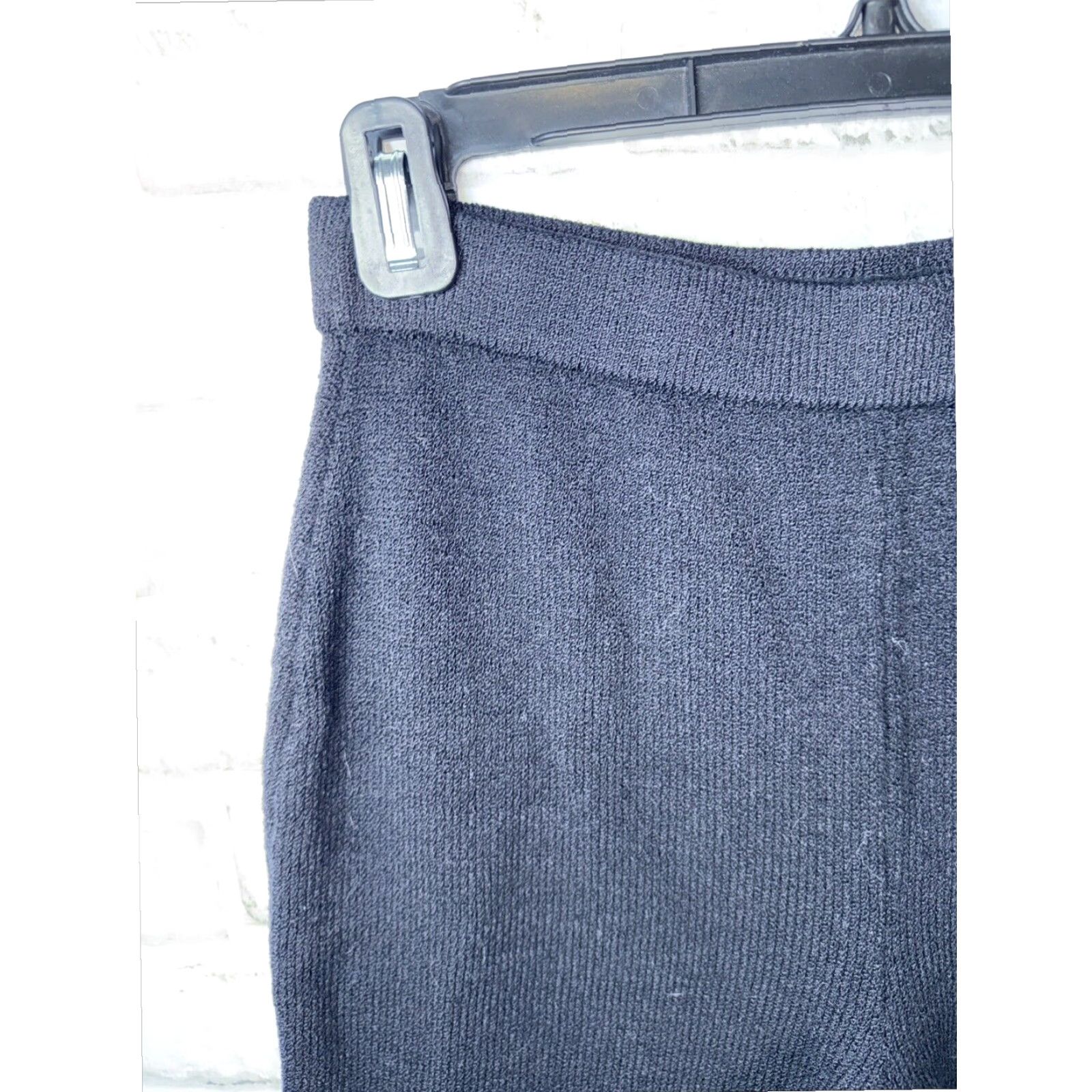 St. John St John Basics Wool Santana Knit Straight Leg Pants Black Womens Size 2 USA Size 26" / US 2 / IT 38 - 3 Thumbnail