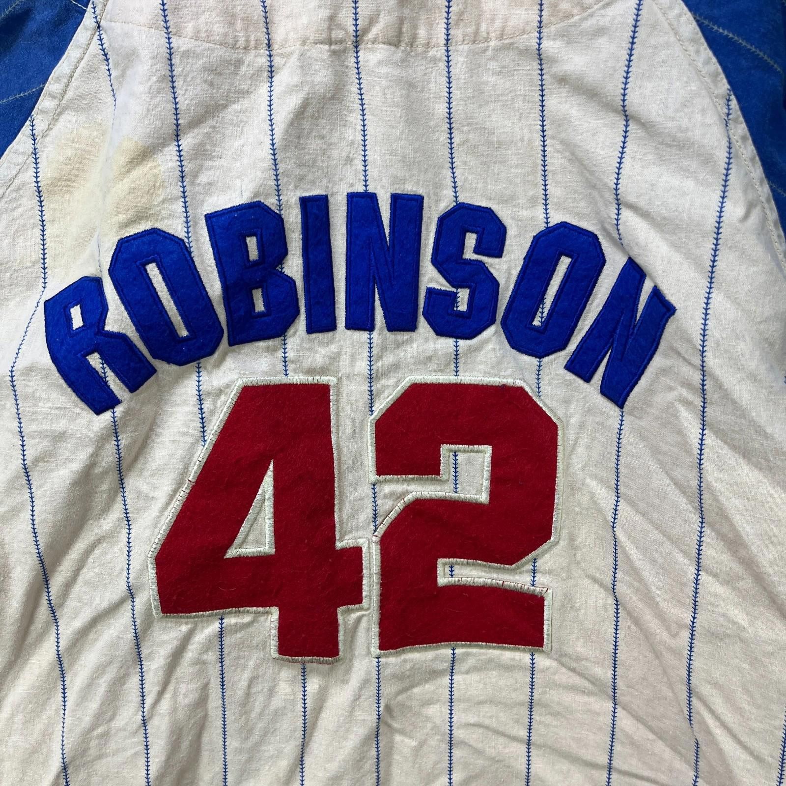Majestic Vintage Brooklyn Dodgers Jackie Robinson Jersey L Size ONE SIZE - 7 Thumbnail