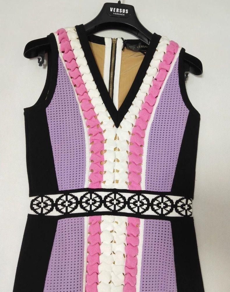 Versace Versace Women's sleeveless knitted dresses Size S / US 4 / IT 40 - 1 Thumbnail