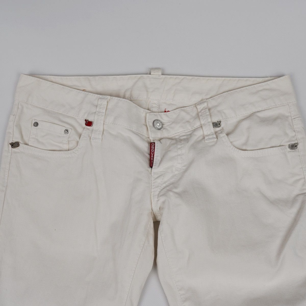 Dsquared2 Dsquared white Jeans Denim Pants Size 33" - 7 Thumbnail