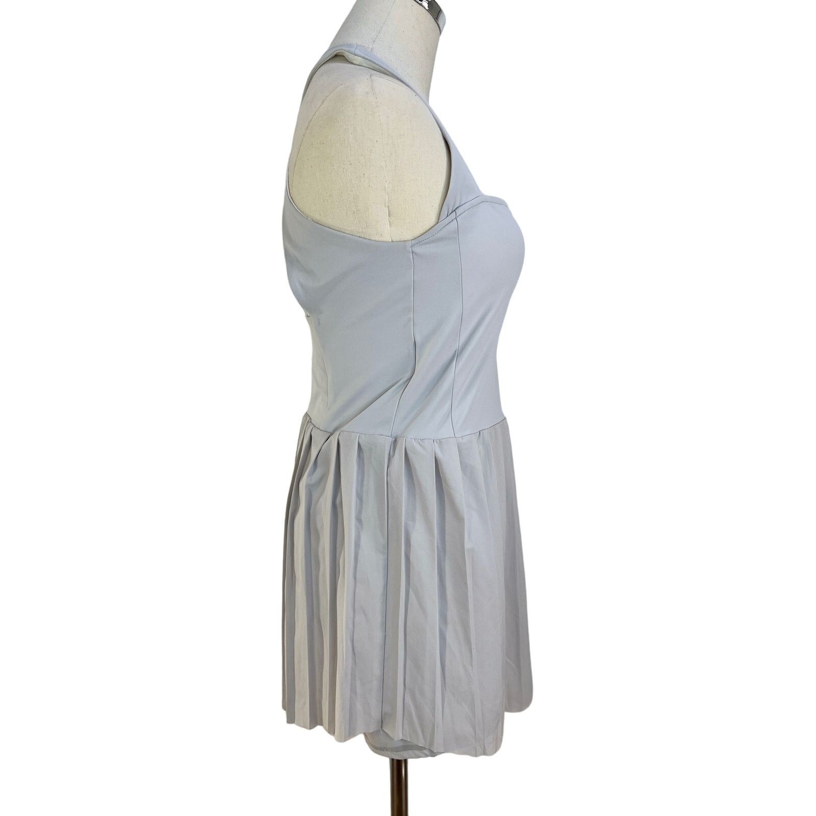 Varley Anthropologie Varley Carina Dress Gray Size L / US 10 / IT 46 - 2 Thumbnail