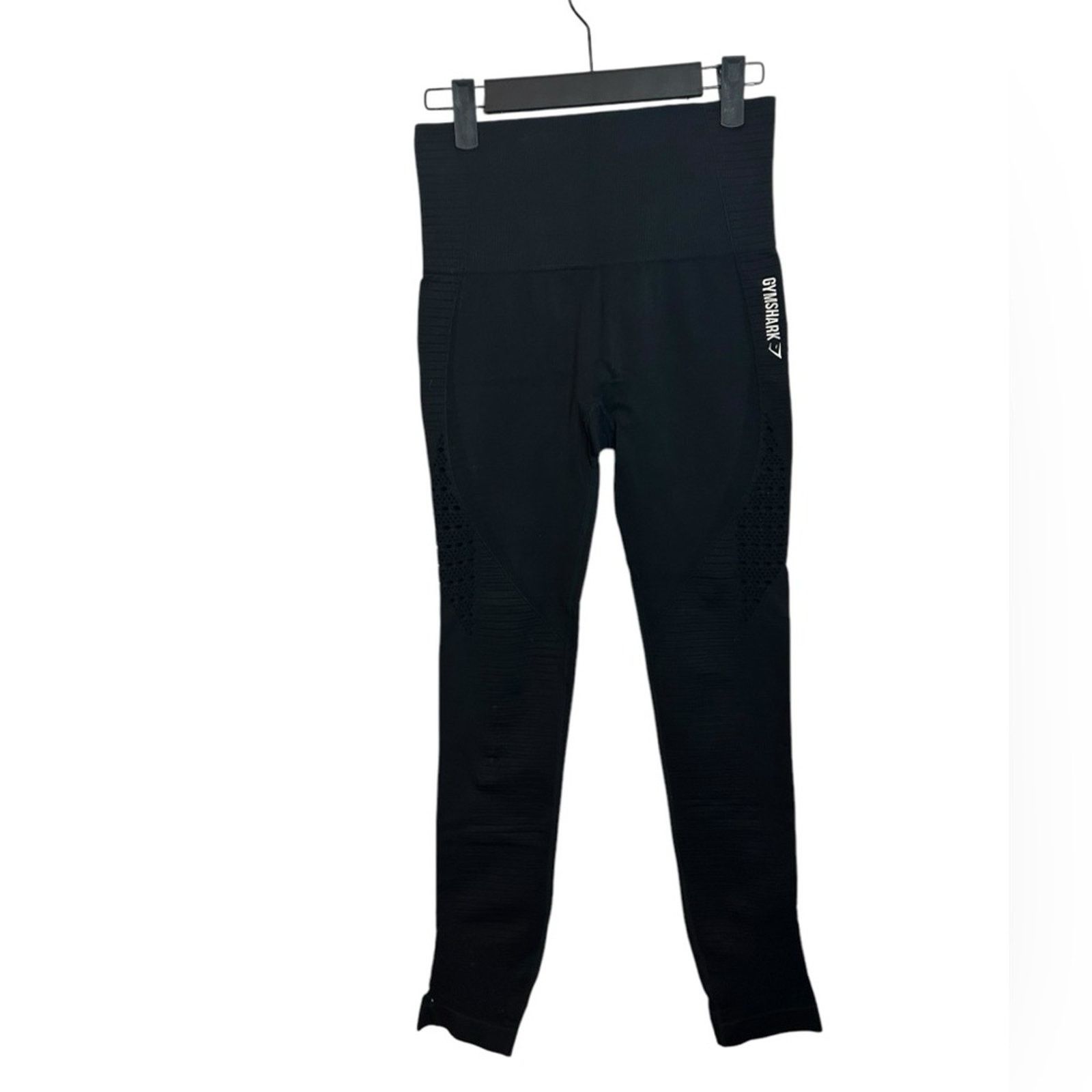 Gymshark Gymshark Energy Black Seamless Leggings Size 30" / US 8 / IT 44 - 1 Thumbnail