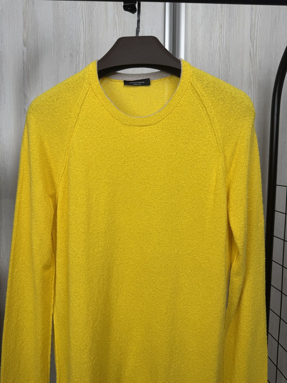 Roberto Collina Roberto Collina Towel style cotton fibre yellow sweatshirt Size US M / EU 48-50 / 2 - 4 Thumbnail