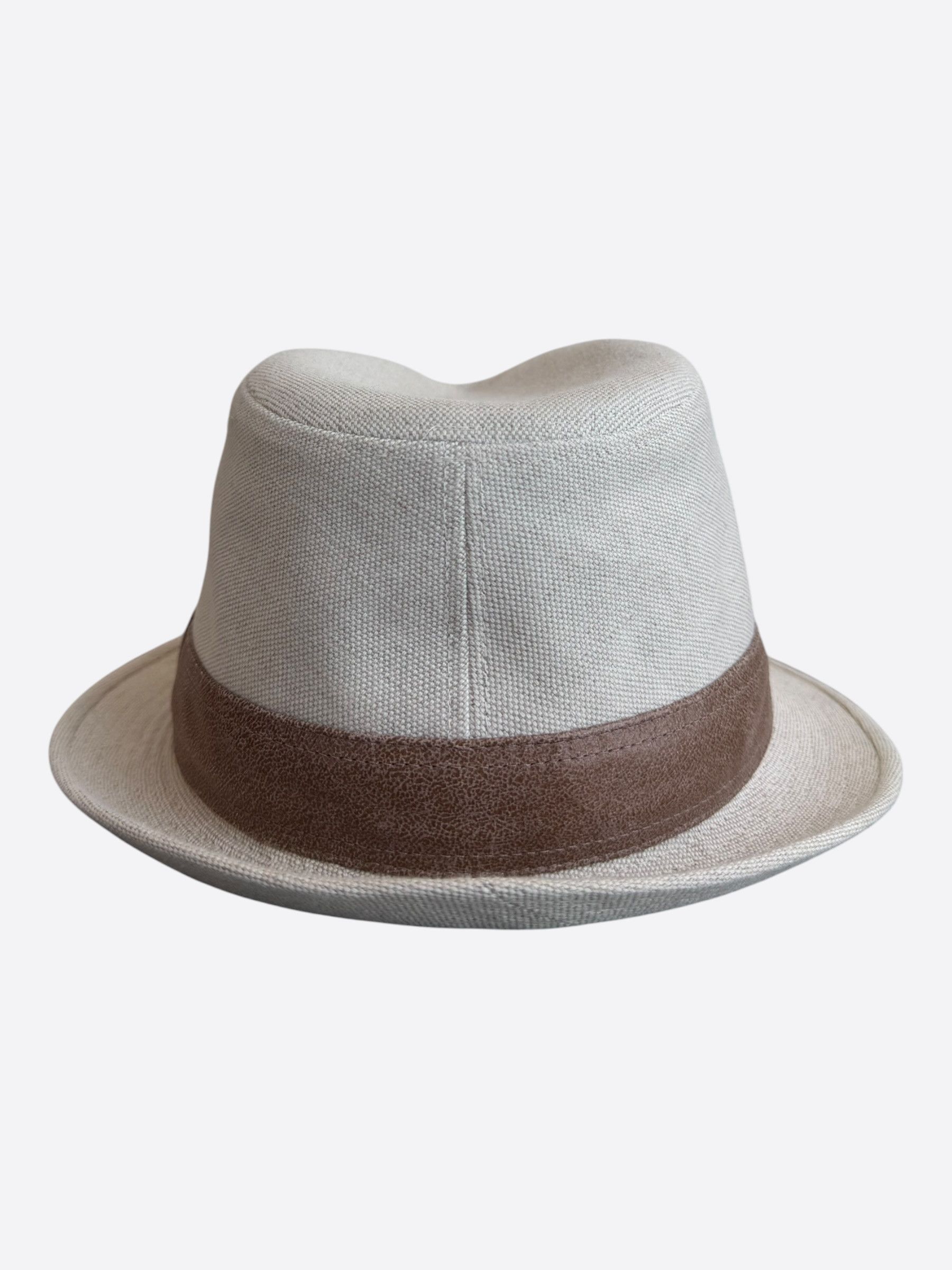 Hermes Hermes Beige & Brown Fedora Size ONE SIZE - 3 Thumbnail