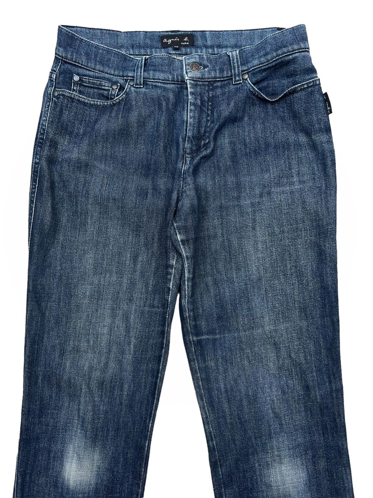 agnes b. Vintage Agnes B Jeans Stretch Denim Pants 30x32 Size 30" / US 8 / IT 44 - 4 Thumbnail