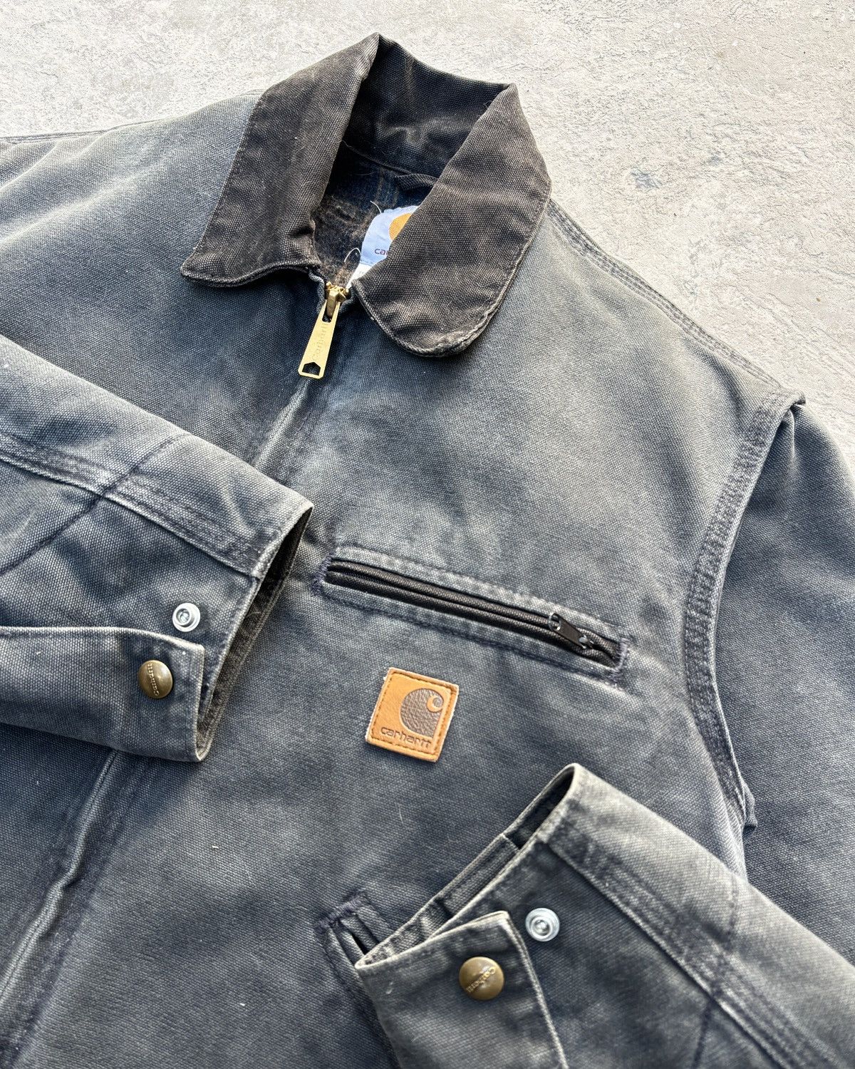 Carhartt ❌SOLD❌ Faded Petrol Grey Carhartt Detroit Jacket J97 PTL Size US S / EU 44-46 / 1 - 3 Thumbnail