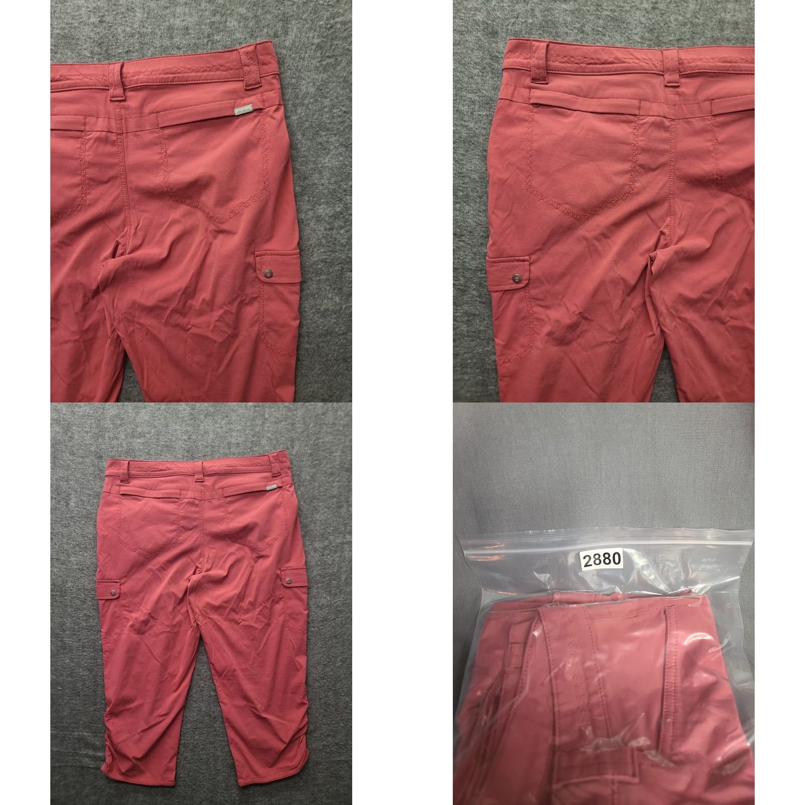 Eddie Bauer Eddie Bauer Travex Capris Womens 10 Relaxed Capri Pants 20 Inseam Nylon Pink Size ONE SIZE - 9 Thumbnail