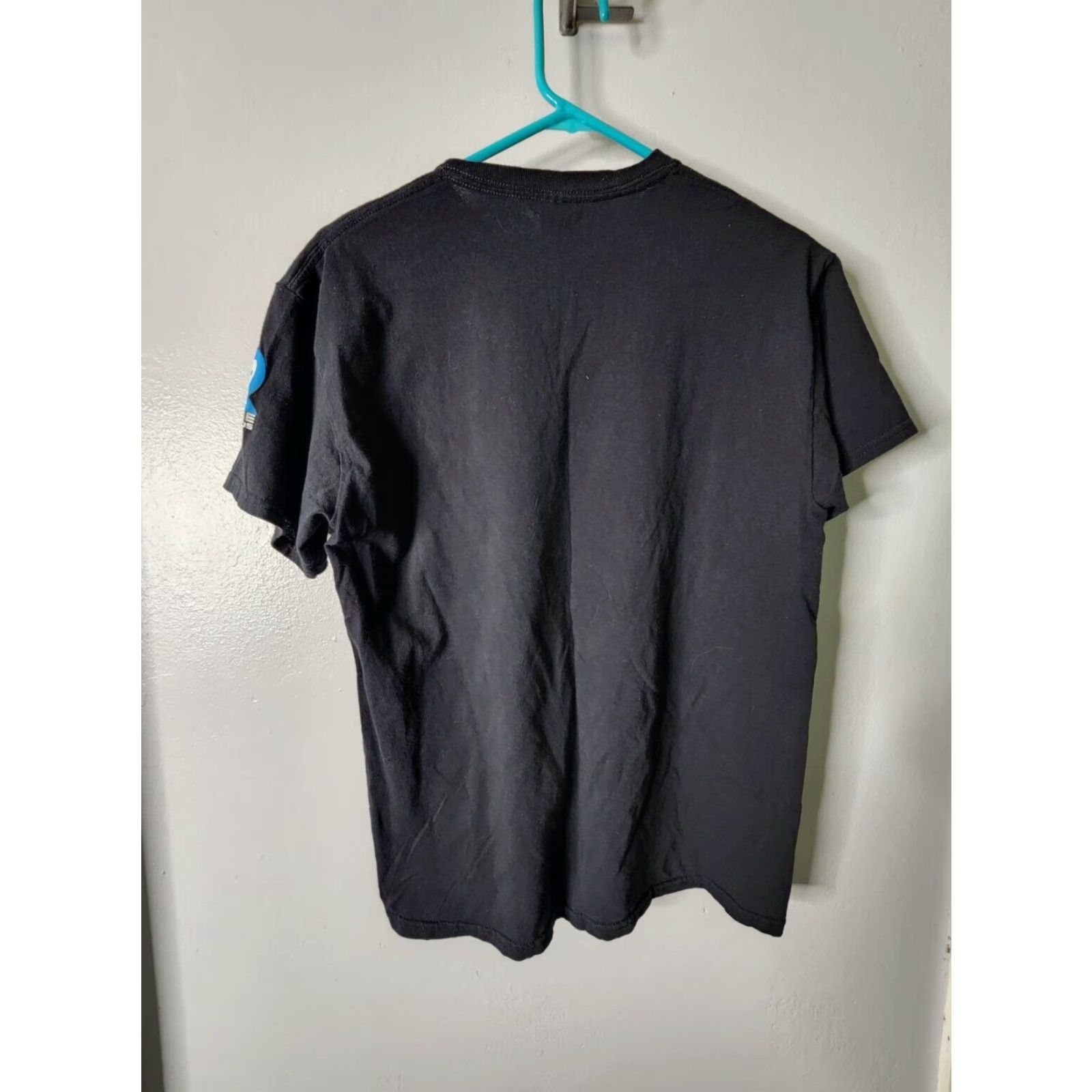 Vintage RARE Power Rangers T-Shirt Mens M Mighty Morphin Promo Ranger Stop Game Shirt Black Cotton Size US M / EU 48-50 / 2 - 2 Thumbnail