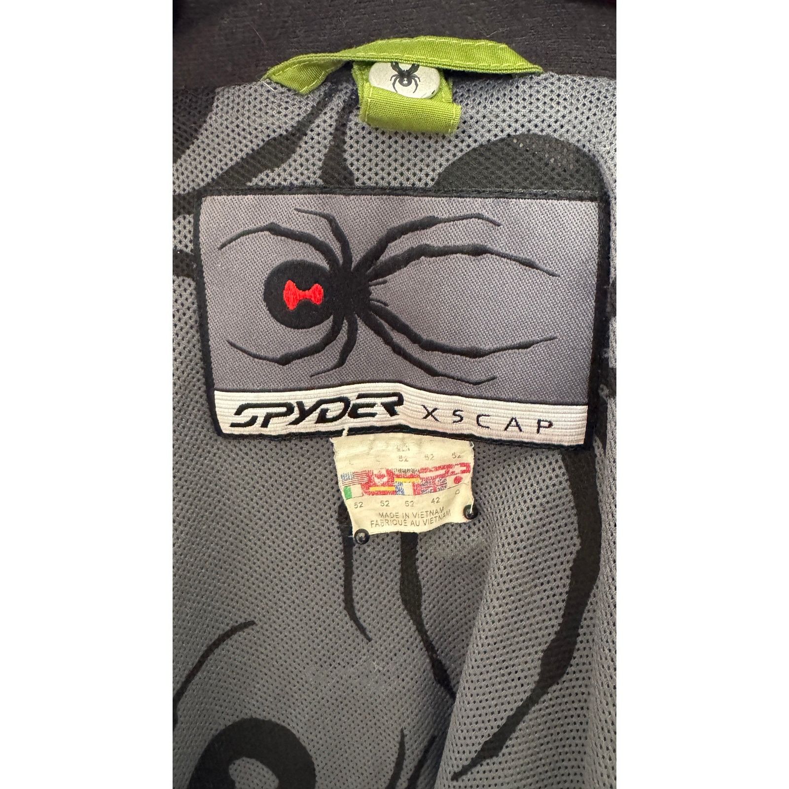 Spyder 2000s Spyder XSCAP Green Black Ski Jacket Men’s Large Size US L / EU 52-54 / 3 - 10 Thumbnail