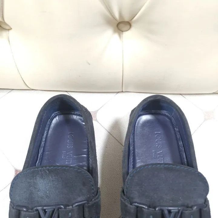 Louis Vuitton Louis Vuitton Casual Suede Black Slip-On Shoes -2508 Size US 9.5 / EU 42-43 - 6 Thumbnail
