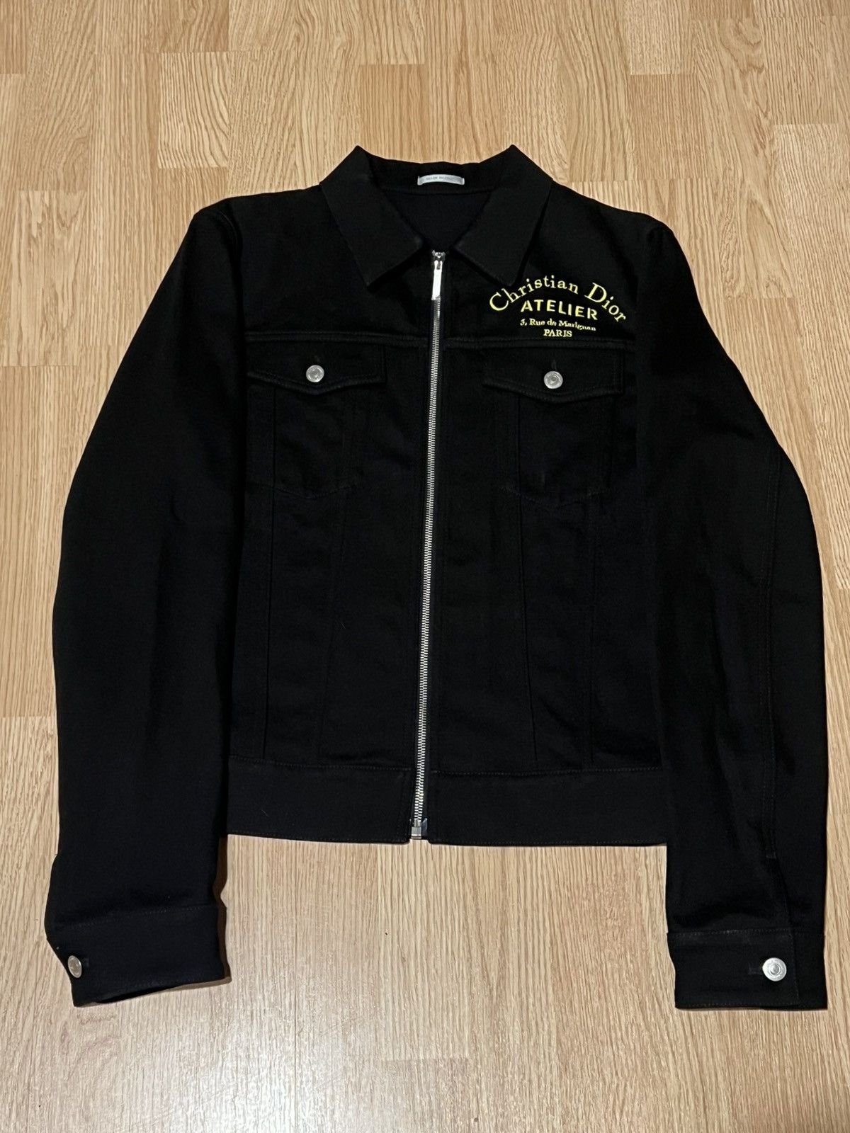 Dior Dior Flame Logo Denim Jacket Size M Size US M / EU 48-50 / 2 - 2 Thumbnail