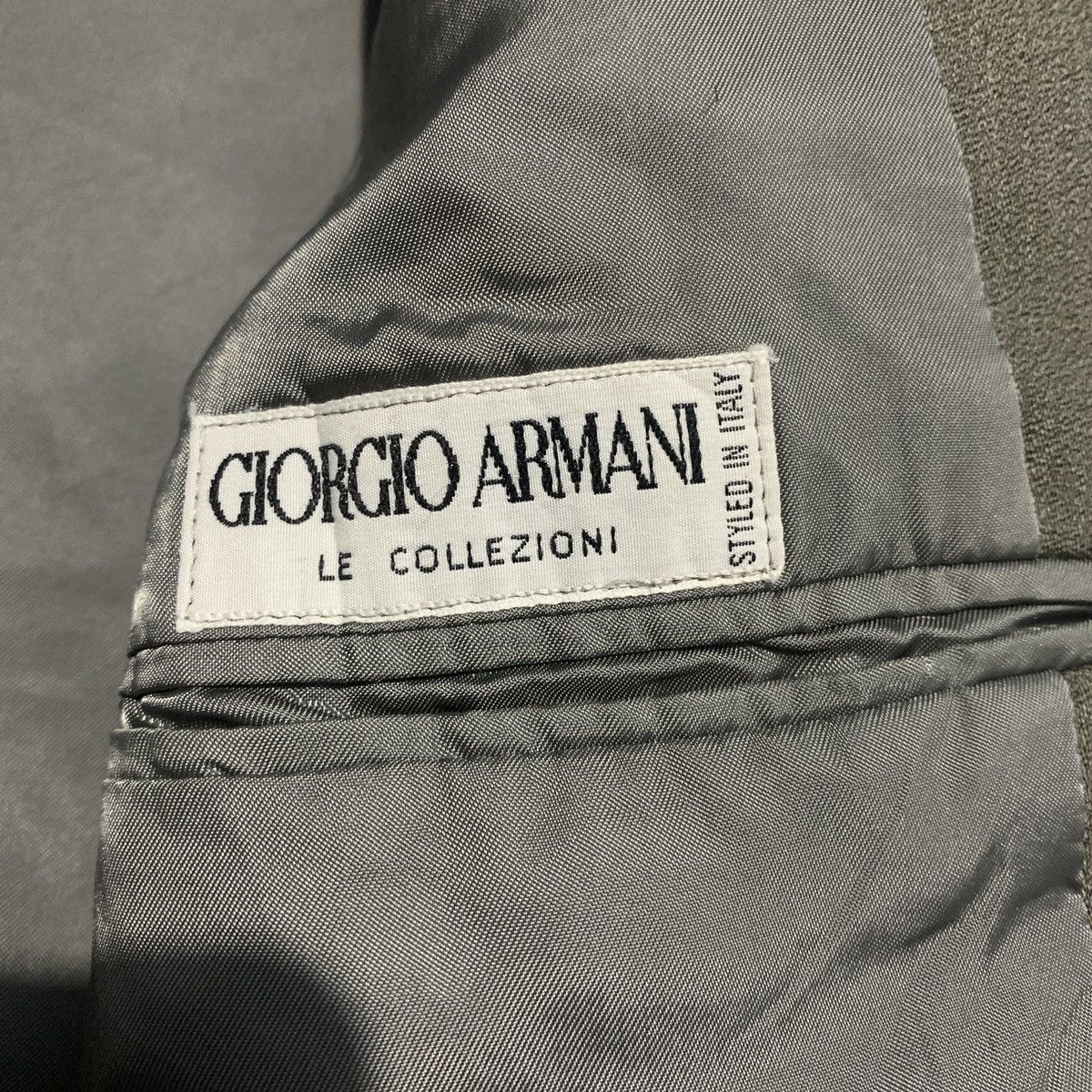 Giorgio Armani Giorgio Armani 1980s Moss Green Wool Blazer Size 46R - 8 Thumbnail