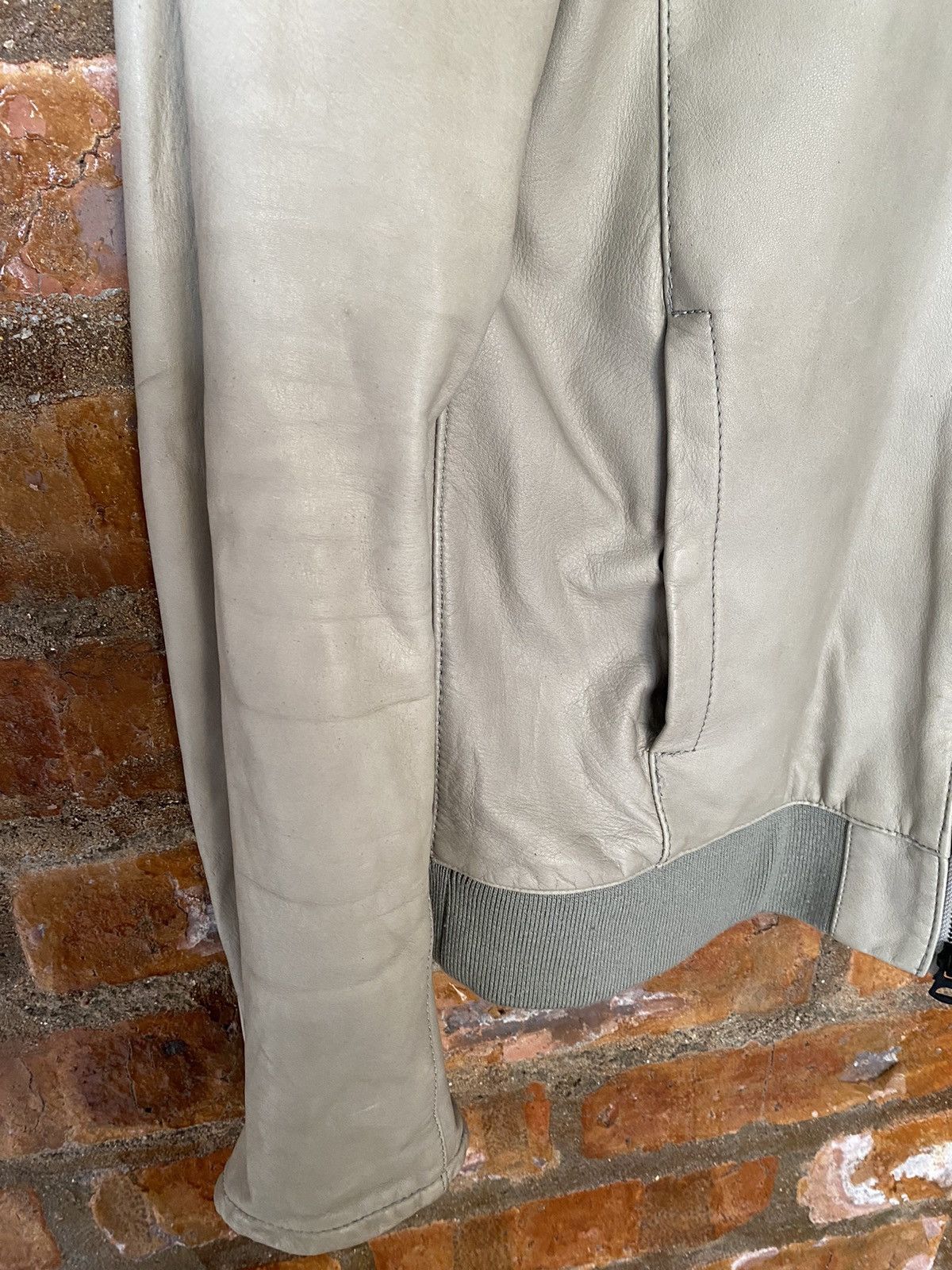 Isamu Katayama Backlash 2000s Shama Leather Paneled Rider Jacket Size M / US 6-8 / IT 42-44 - 8 Thumbnail