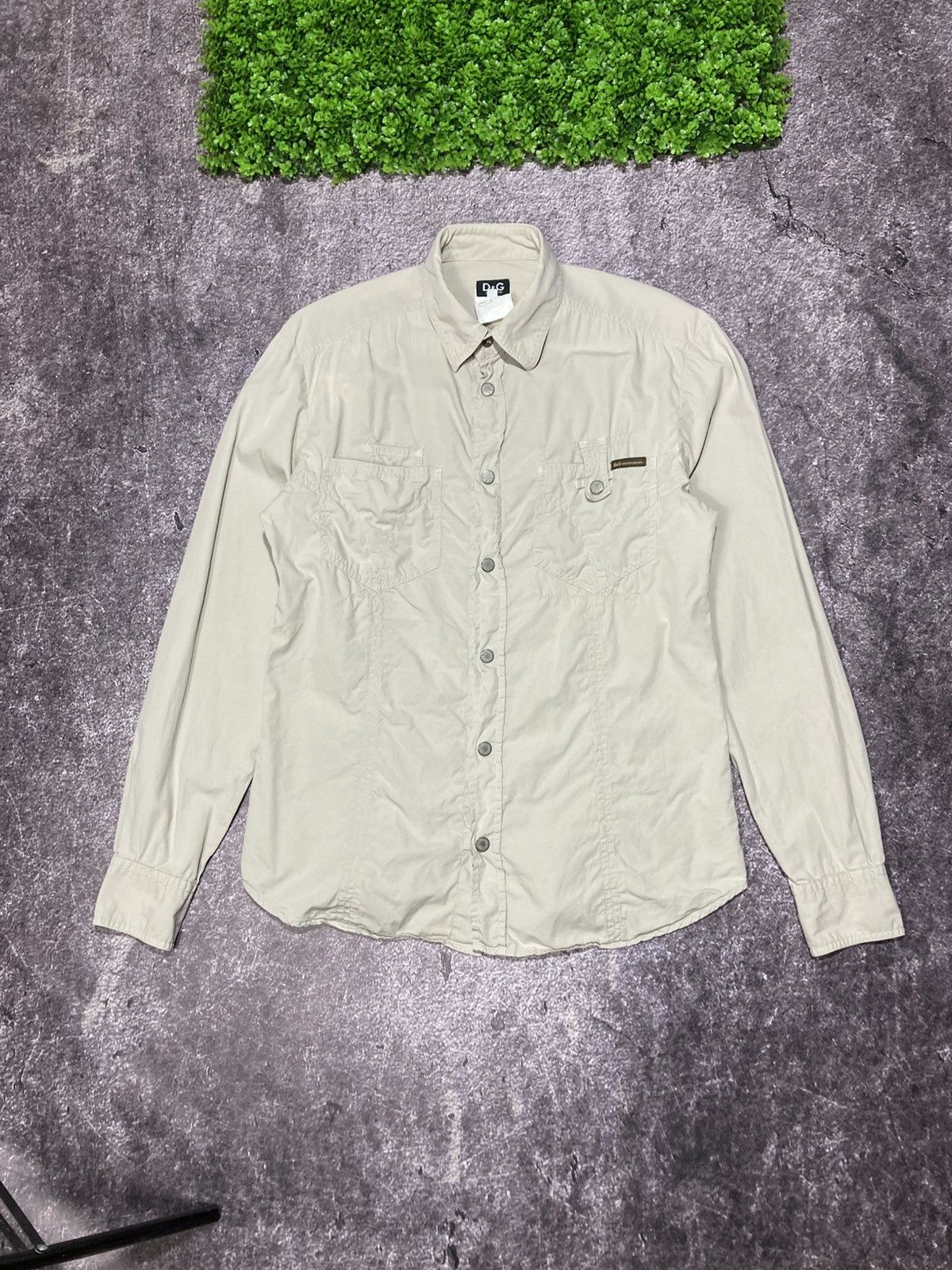 Dolce & Gabbana Vintage 2000s Dolce & Gabbana Pockets Button Shirt Archive Size US M / EU 48-50 / 2 - 1 Thumbnail