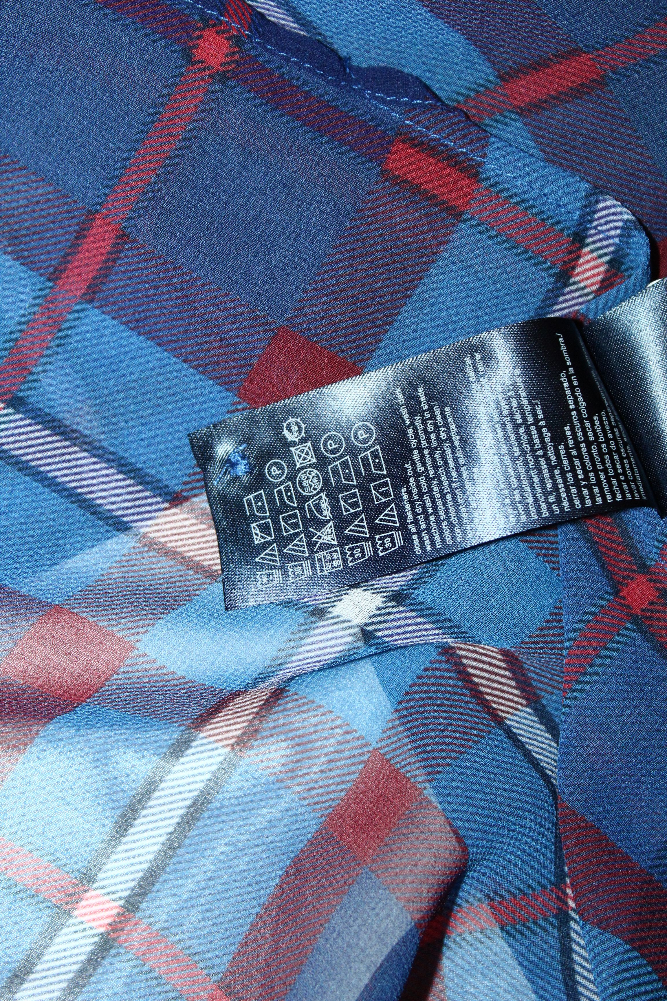 Tommy Hilfiger Gigi Hadid x Tommy Hilfiger Plaid Polyester Long Shirt Dress Size M / US 6-8 / IT 42-44 - 15 Thumbnail